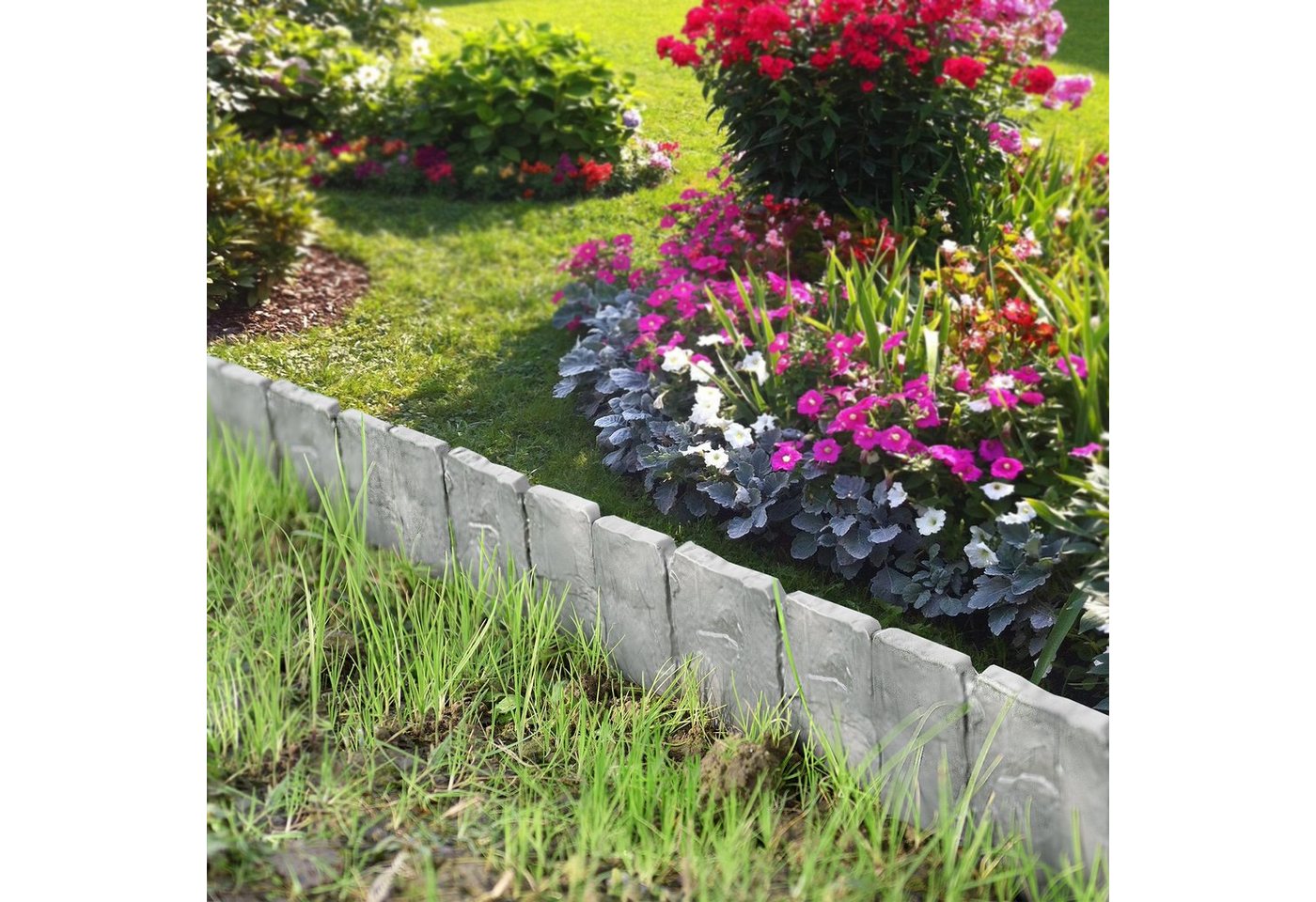 Thumbnail - casa.pro Frühbeet (20 St., 20er Set), Palisade Beetumrandung