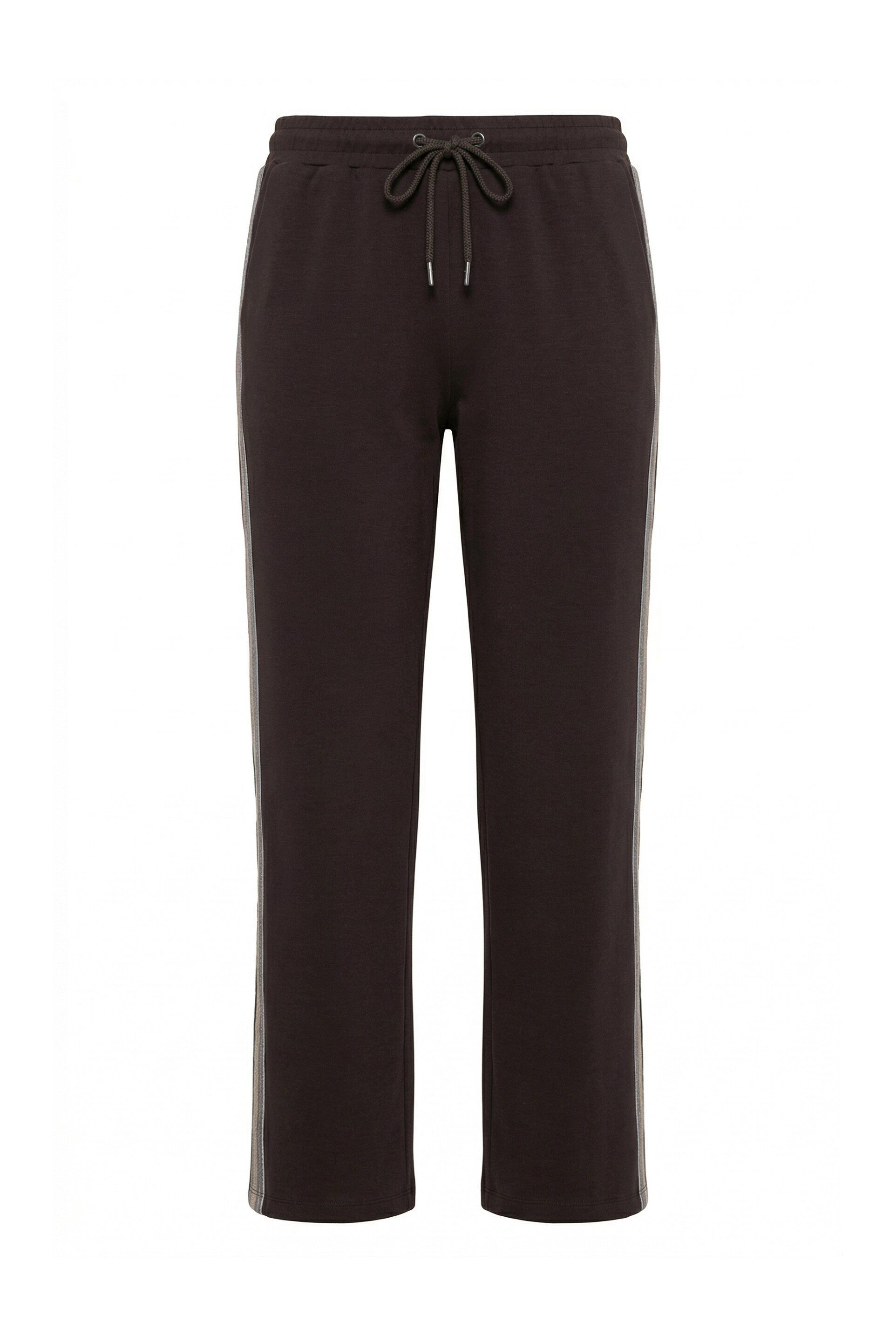 Culotte 3/4-Hose Zierstreifen weites Bein Bund mit Band