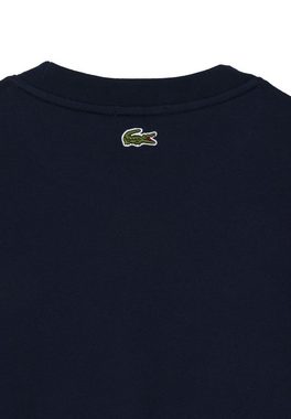 Lacoste Sweatshirt Sweatshirt Pullover mit Rippbündchen und Logo (1-tlg)