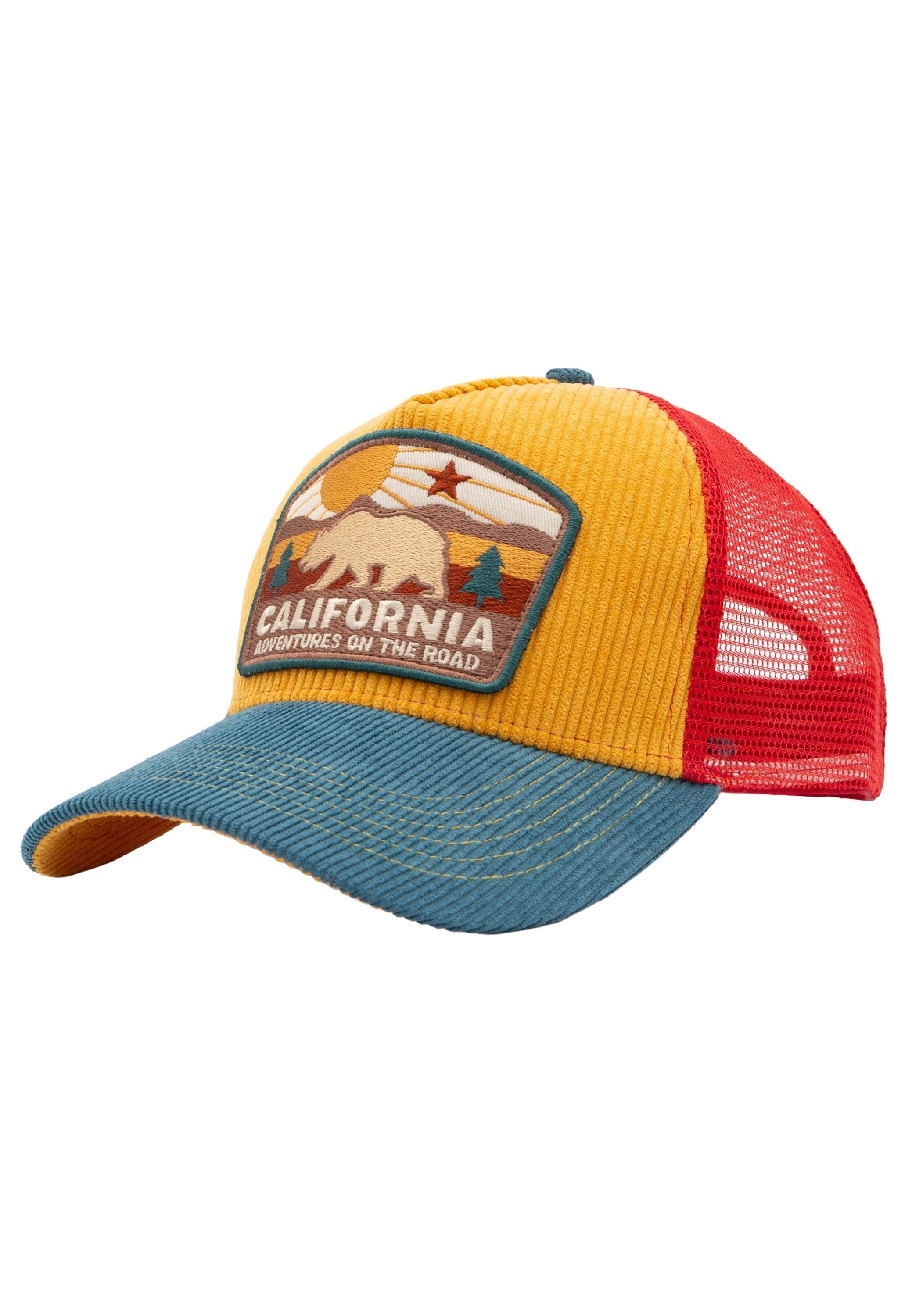 KingKerosin Trucker Cap California (1-St) mit Cord-Front