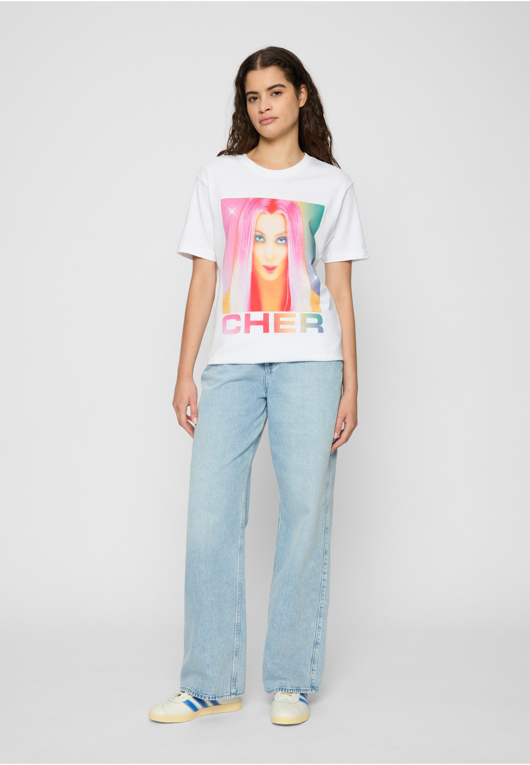 Merchcode T-Shirt Merchcode Cher Prisma Tee (1-tlg)