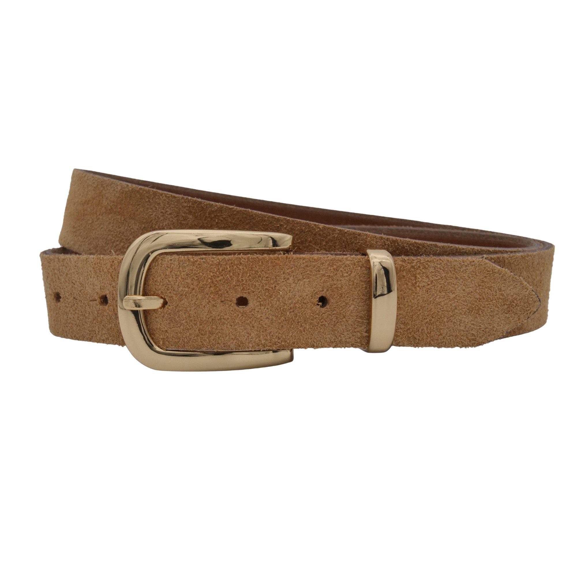 Ledergürtel AnnaMatoni Damen Ledergürtel in hochwertigem Velour Leder 3cm