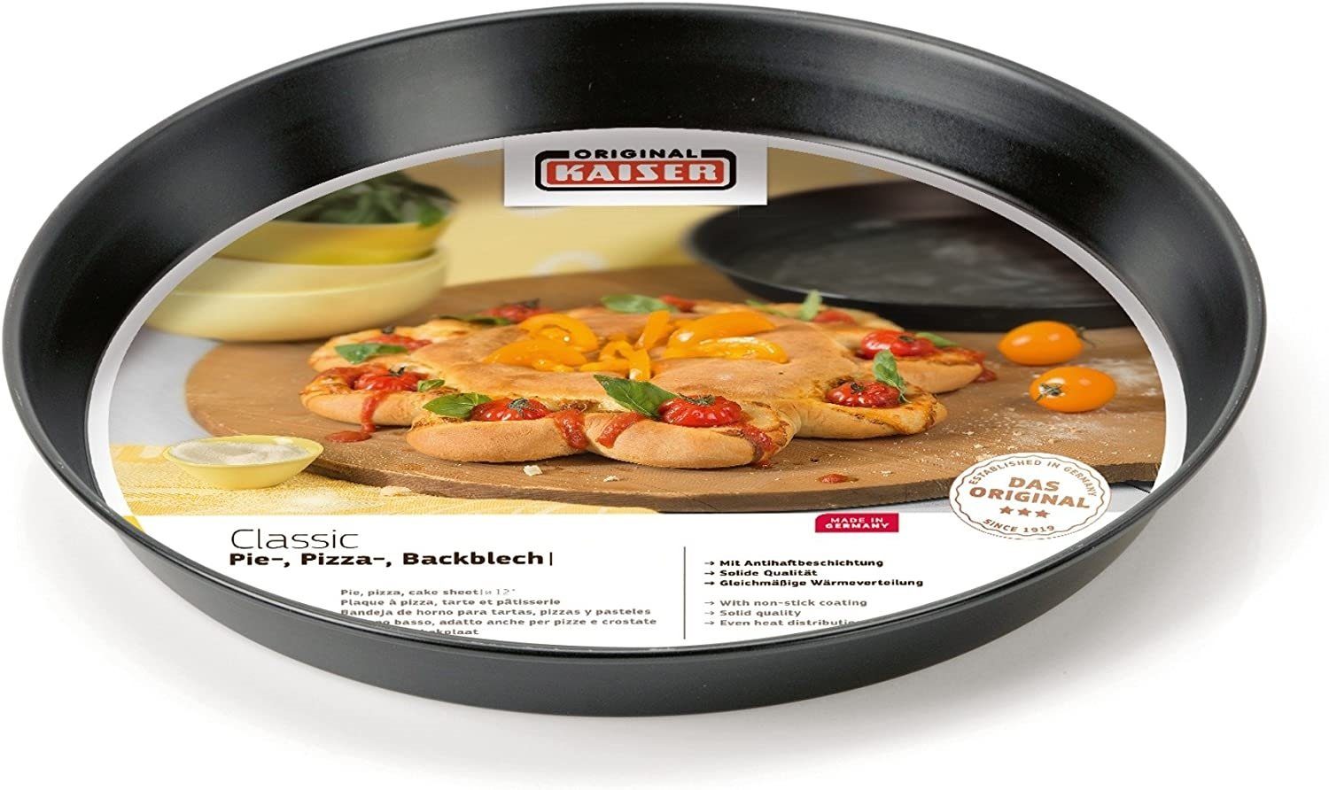 Kaiser Backformen Backform Original Kaiser Classic Pizzablech Ø 32cm Backblech