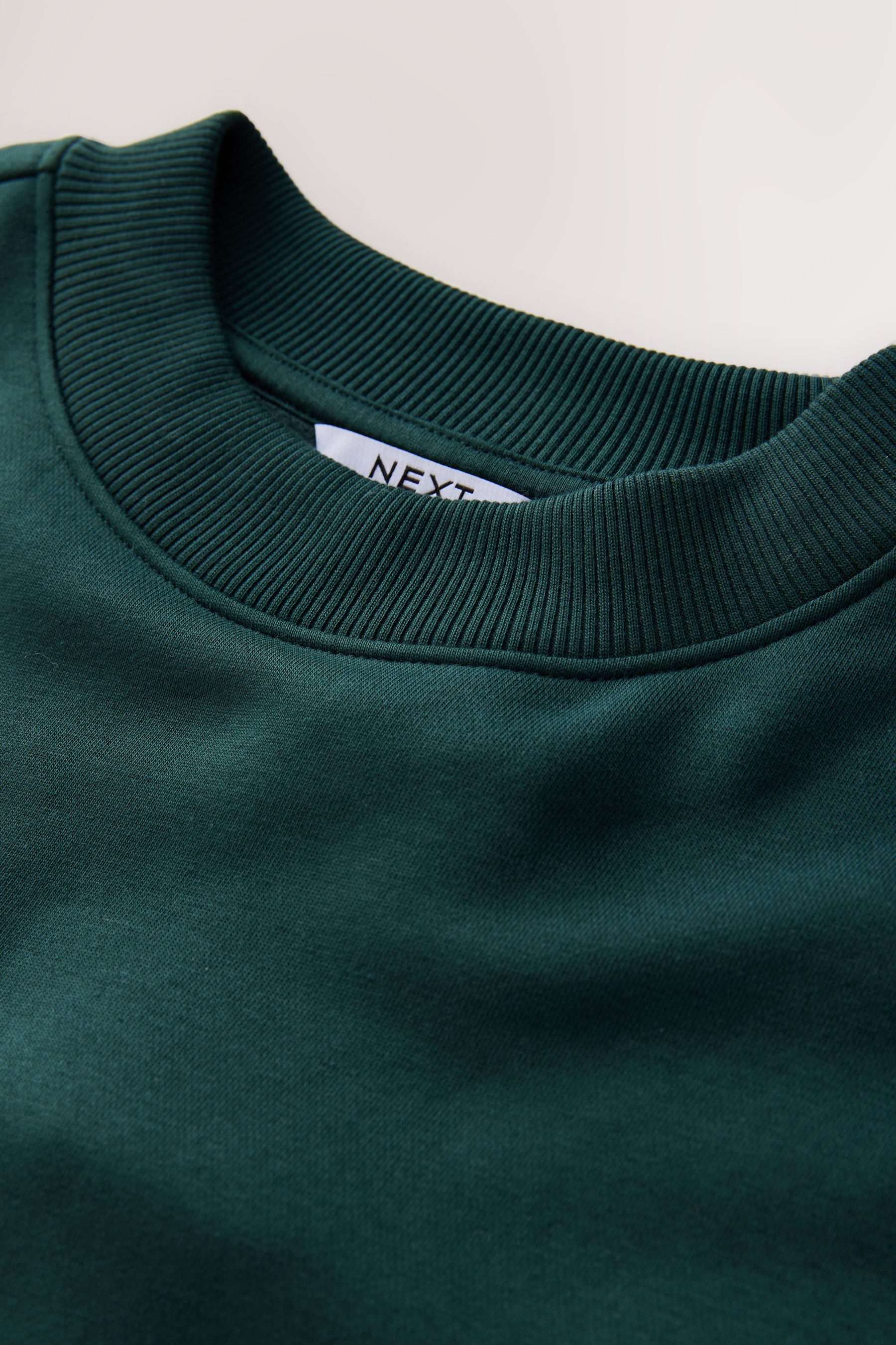 Next Sweater Schweres Oversized Fit Rundhalssweatshirt (1-tlg)