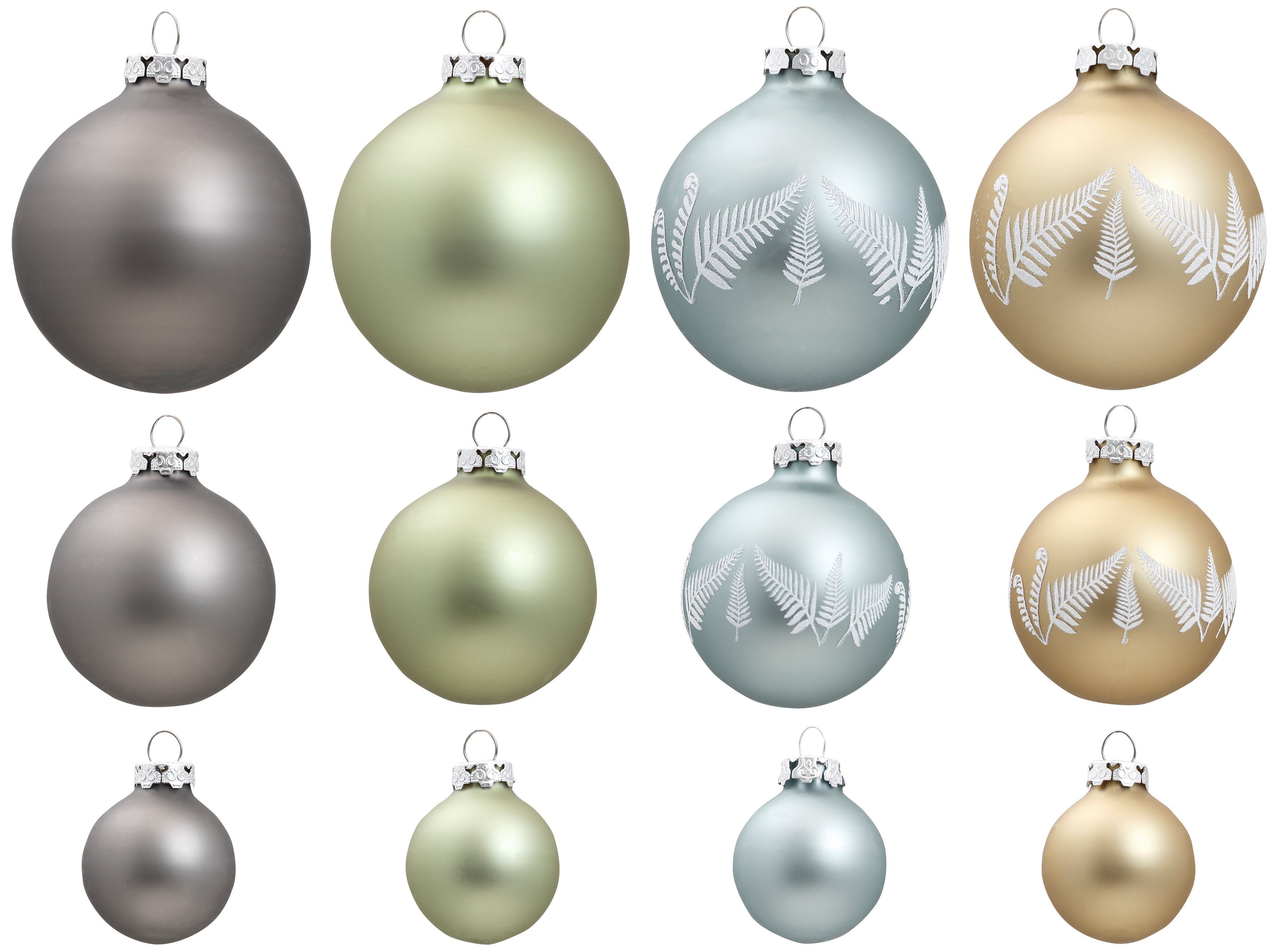 Thüringer Glasdesign Weihnachtsbaumkugel Sanftmütige Stille