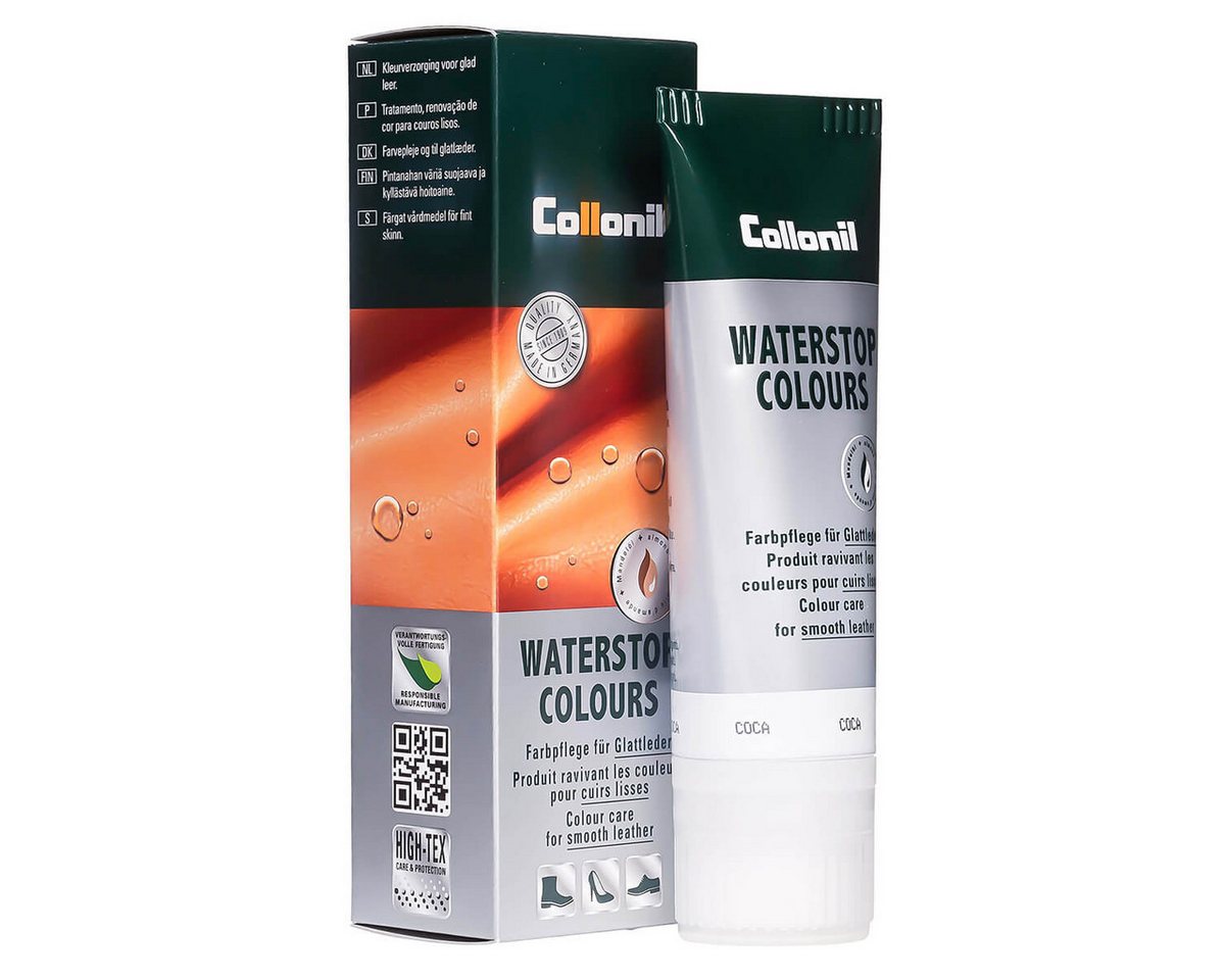 Thumbnail - Collonil Waterstop Colours - Farbige Pflege- und Imprägniercreme für Glattleder Schuhcreme