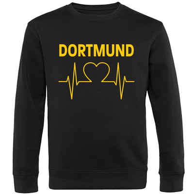 multifanshop Sweatshirt Dortmund - Herzschlag - Pullover