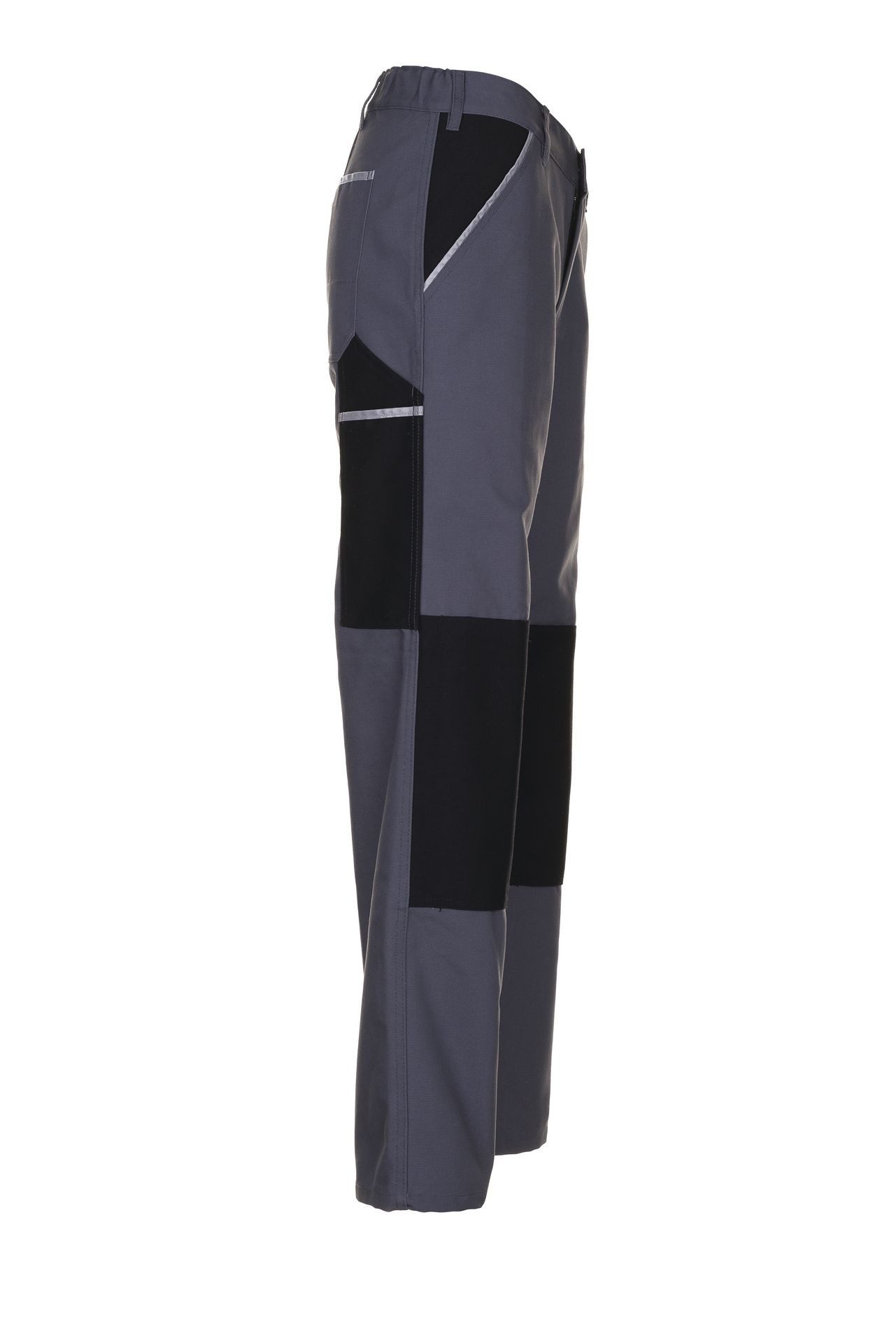 Planam Arbeitshose PLANAM Herren Bundhose CANVAS-320 Reflex CORDURA® Grau/Schwarz – Bild 2 von 4