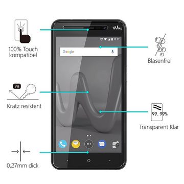 CoolGadget Schutzfolie Panzerfolie für Wiko Lenny 4, (9H Härtegrad, 2x Schutzglas, 1xReinigungset), Displayfolie Panzer Schutzfolie 2 Stück für Wiko Lenny 4 Glas Folie