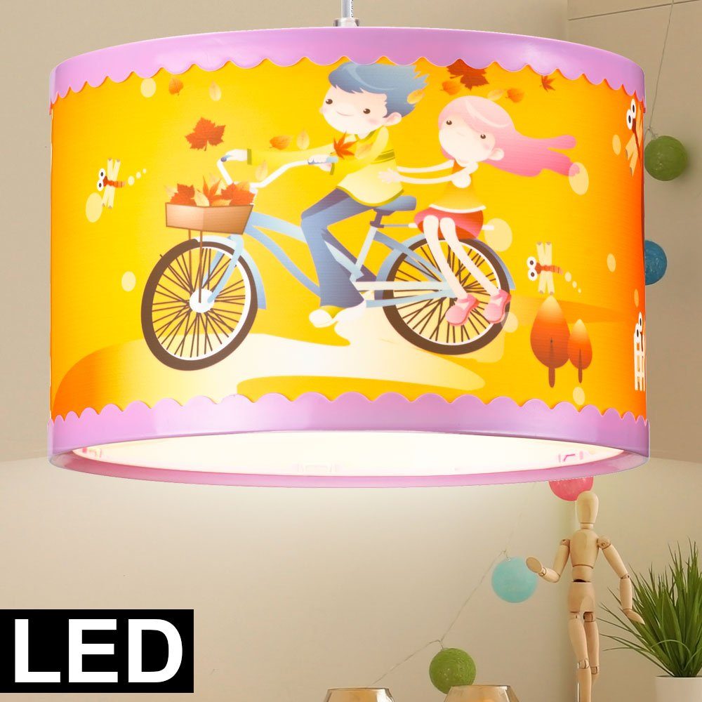 etc-shop LED Pendelleuchte, Leuchtmittel inklusive, Warmweiß, 6,5 Watt Decken Pendel Hänge Lampe Kinderzimmer Leuchte Spielzimmer | Pendelleuchten