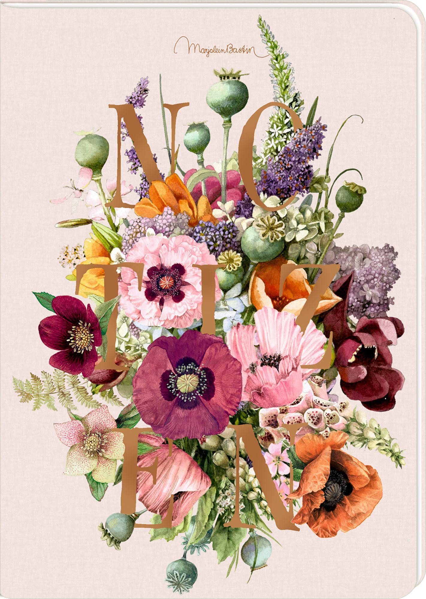 COPPENRATH DIE SPIEGELBURG Fotoalbum Notizhefte DIN A5 - Blütenzauber