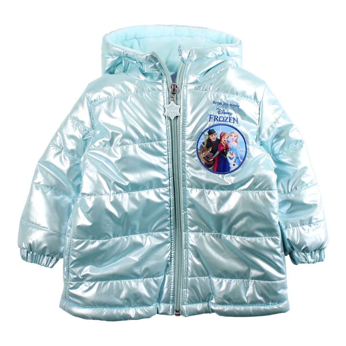 Disney Frozen Allwetterjacke FROZEN Anna und Elsa Eiskönigin Mädchenjacke 2-8 Jahre Mädchenjacke mit Kapuze