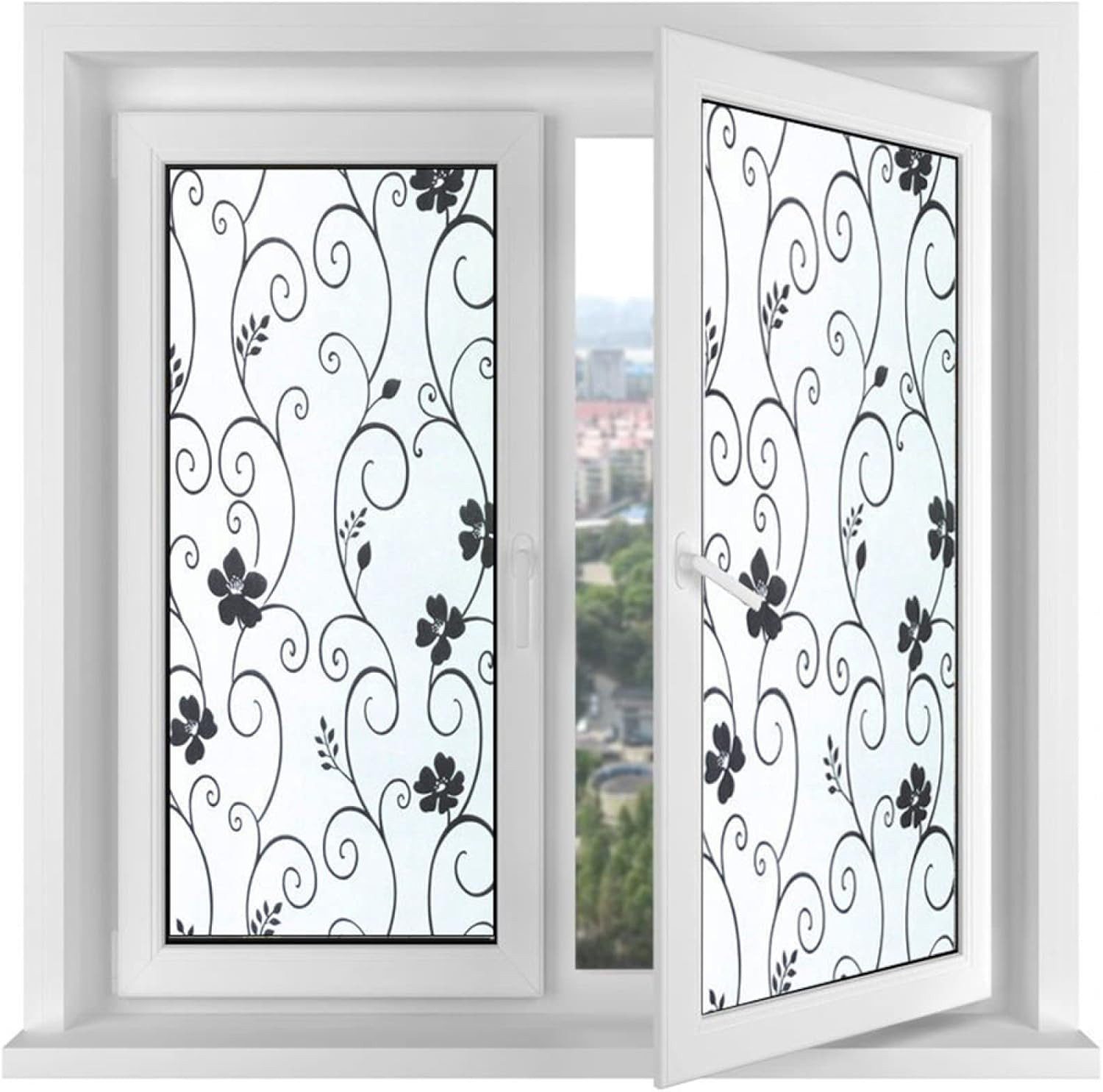 Coonoor Fensterfolie 3D Fensterfolie, selbstklebende undurchsichtige günstig online kaufen