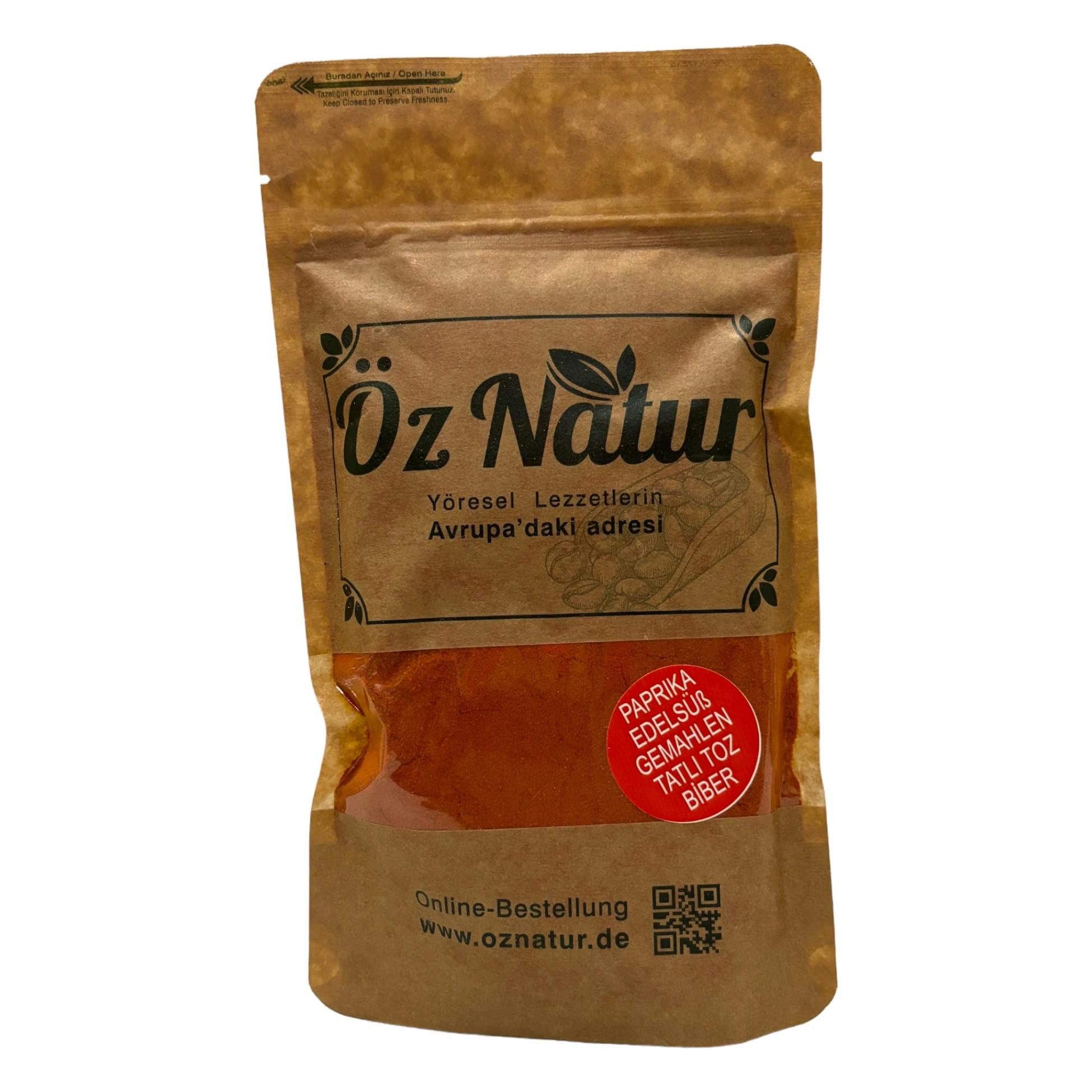 Öz Natur Gewürz, Paprika Edelsüß Gemahlen 200g