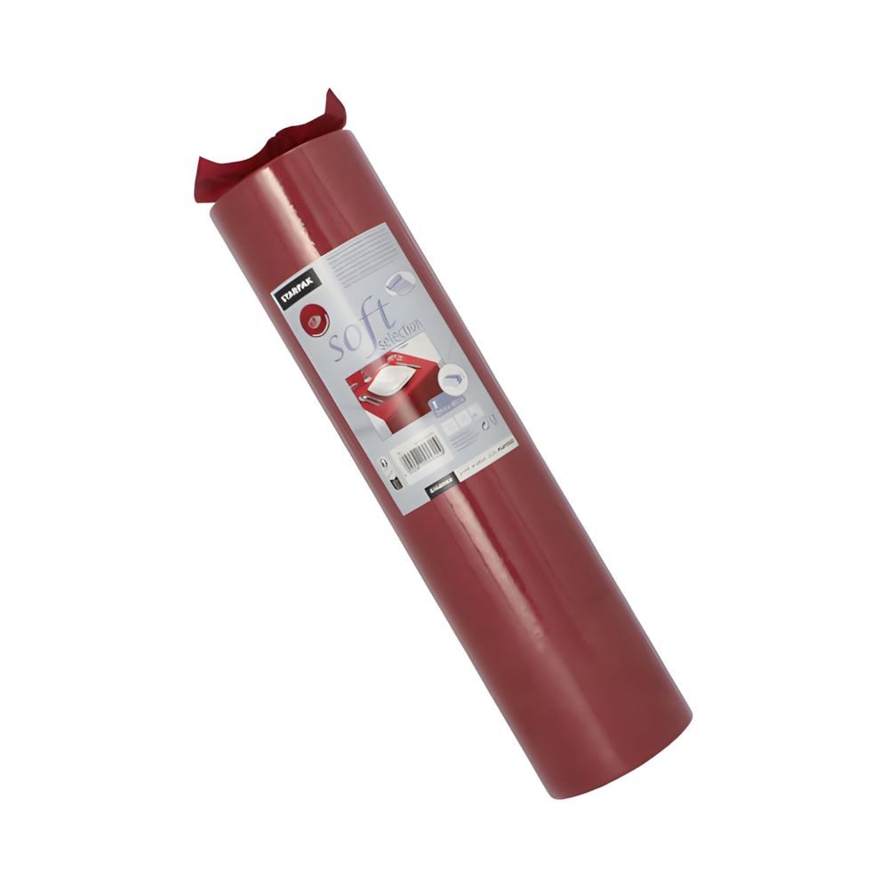 PAPSTAR Tischläufer Tischläufer stoffähnlich Vlies soft selection 24 m x 40 cm bordeaux