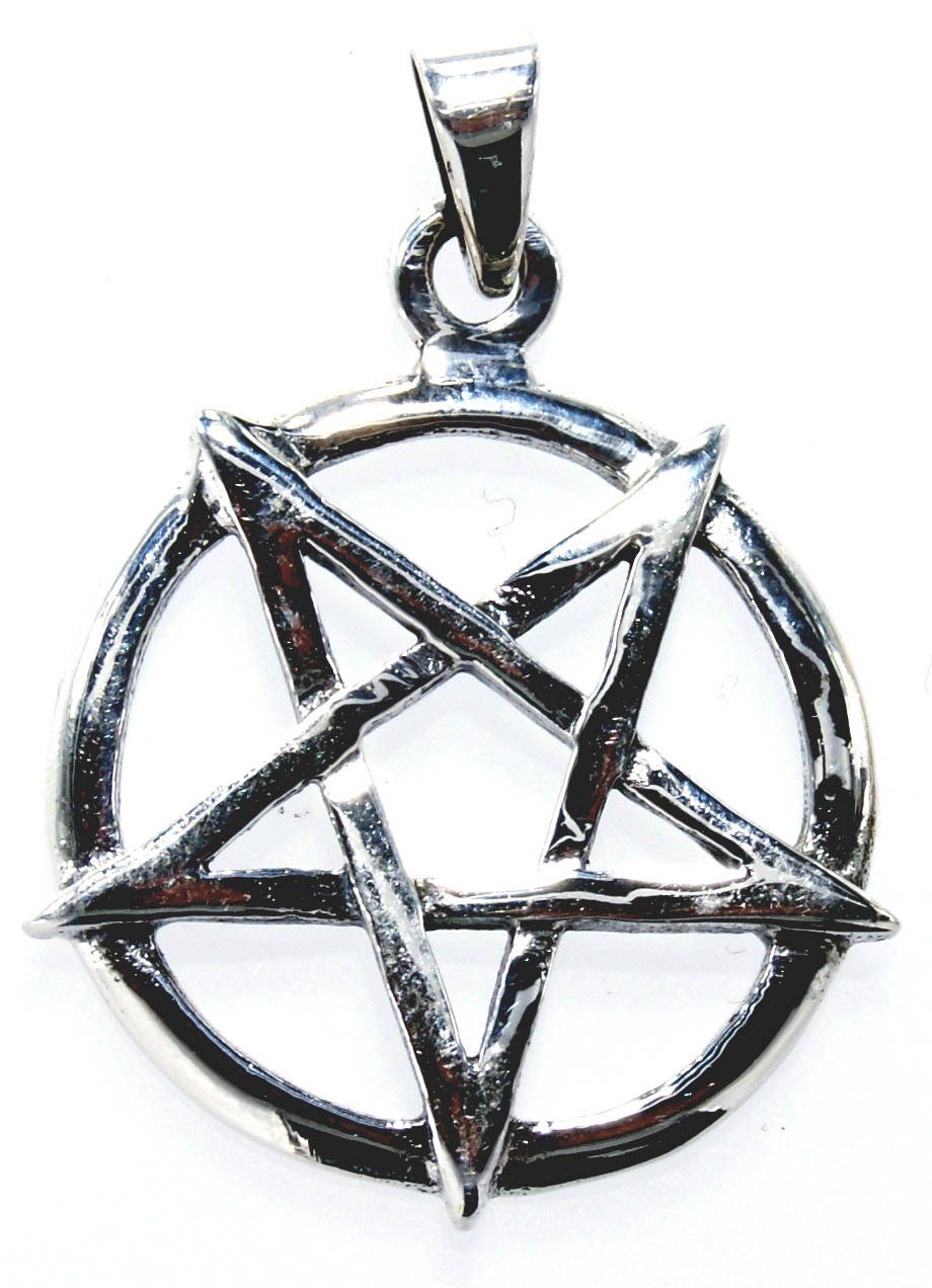 Baphomet Pentagramm Anhänger Pentagram Amulett Magie Luzifer Wicca Gothic SK4053 