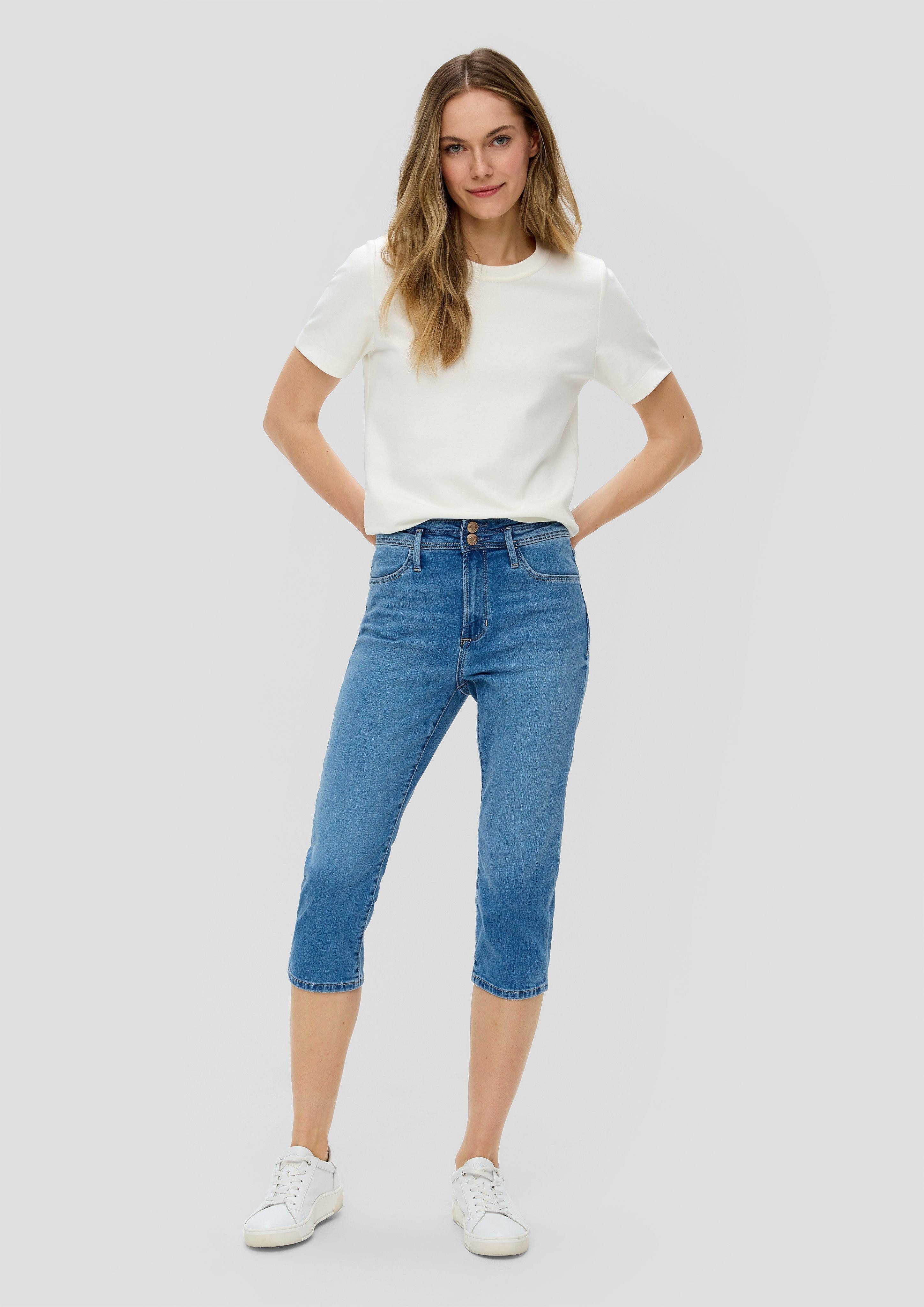 s.Oliver 7/8-Jeans Capri-Jeans Betsy / Slim Fit / Mid Rise / Slim Leg