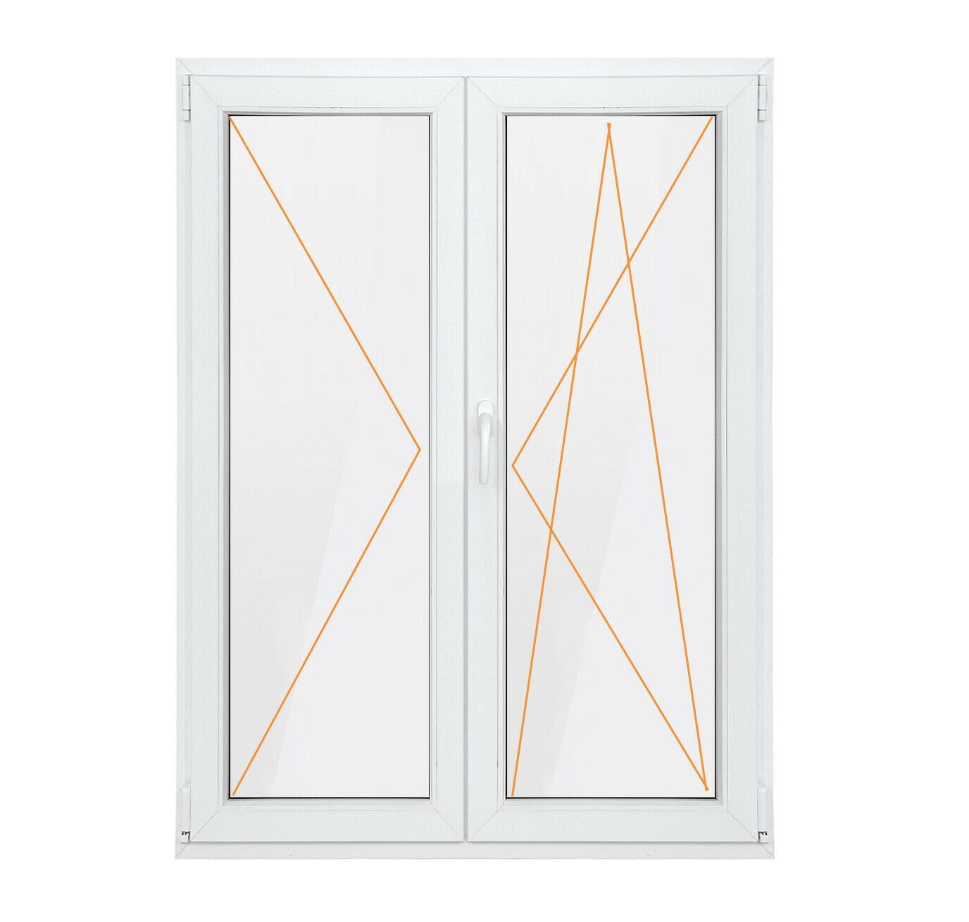 SN DECO GROUP Kunststofffenster Fenster 2 günstig online kaufen