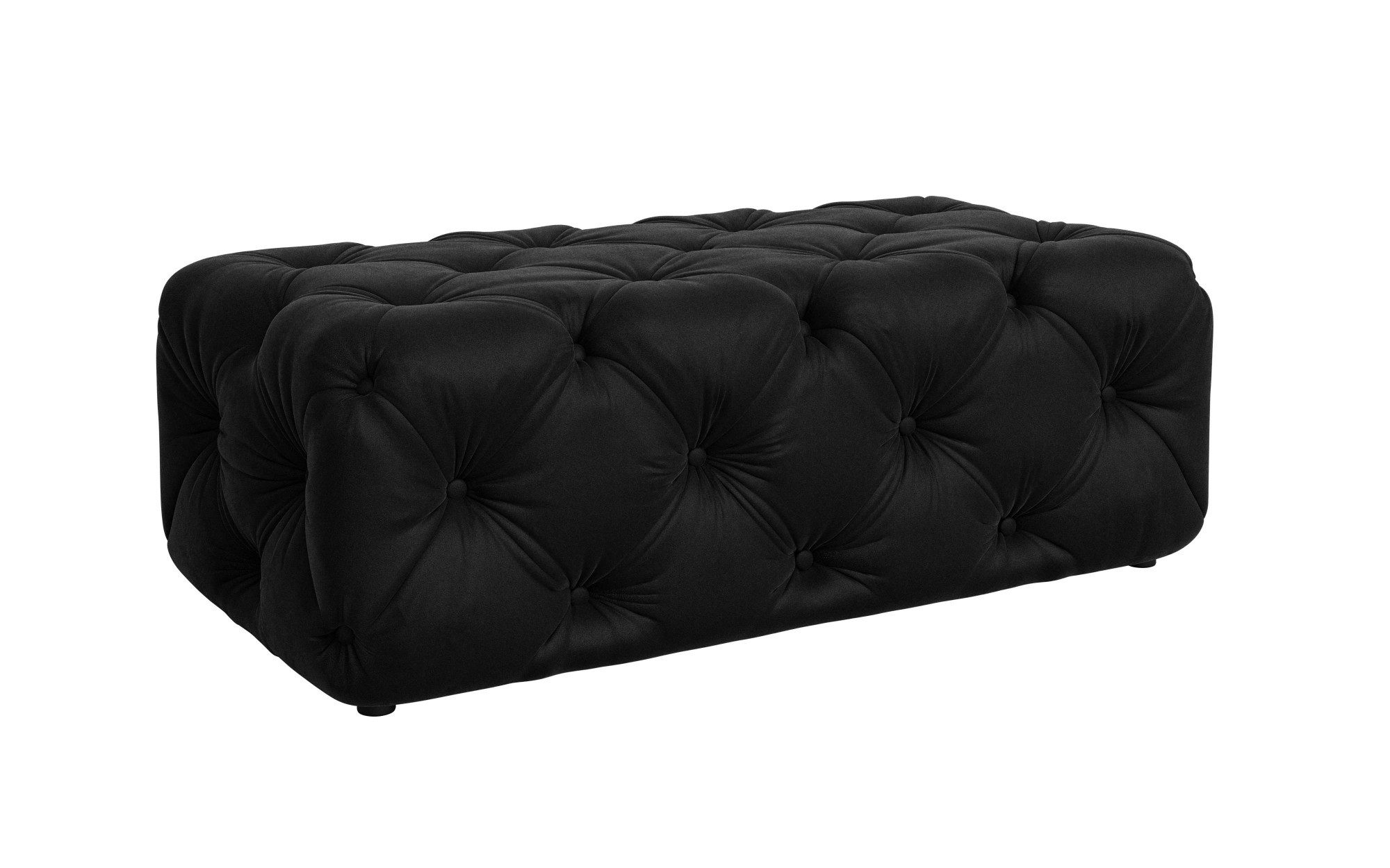 Home affaire Polsterhocker FOLLINA, Polsterhocker mit klassischer Chesterfield-Knopfheftung