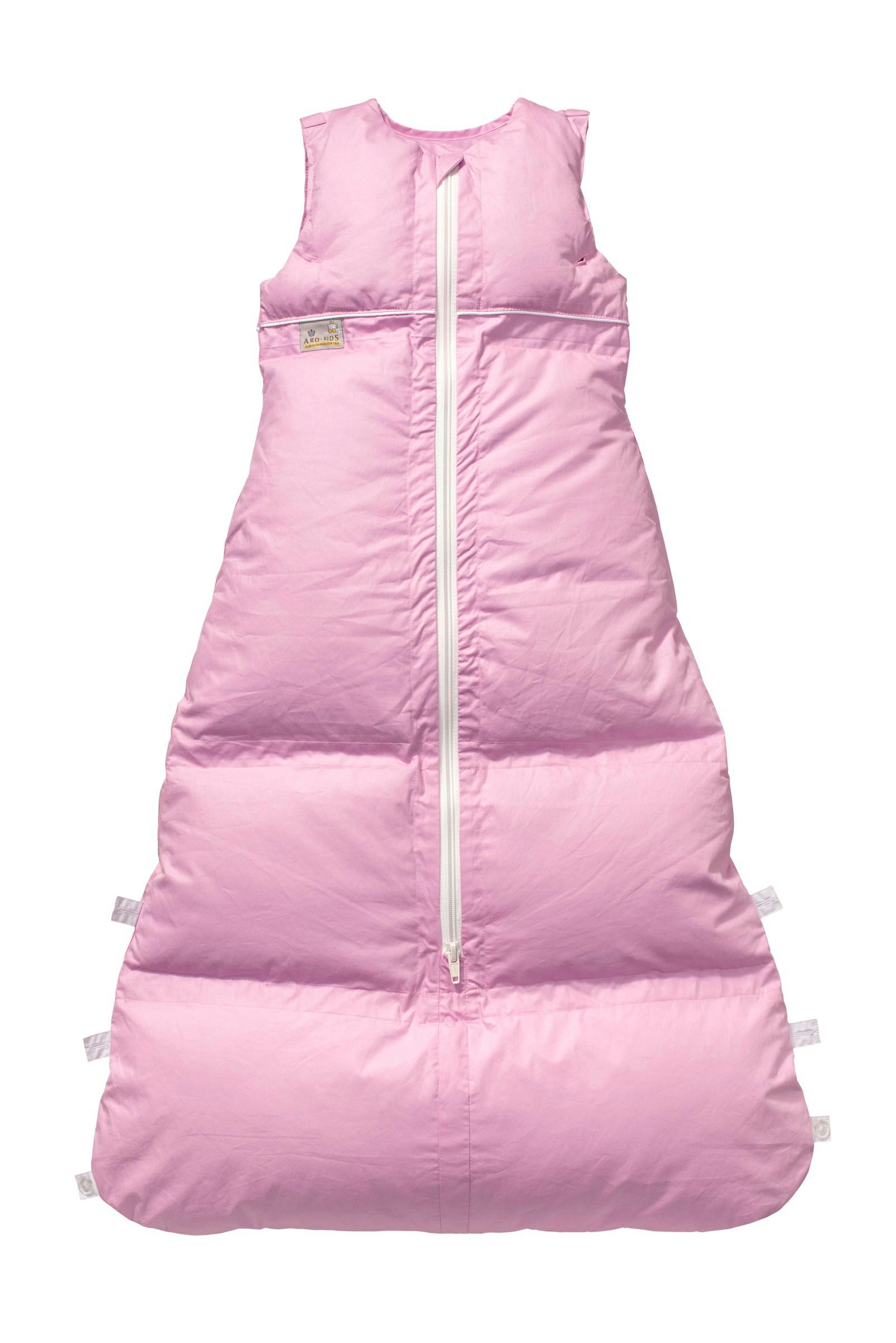 Kinderhaus Blaubaer Babyschlafsack Daunenschlafsack TOP, 3-fach längenverstellbar mit Premiumdaunen luftig leicht atmungsaktiv