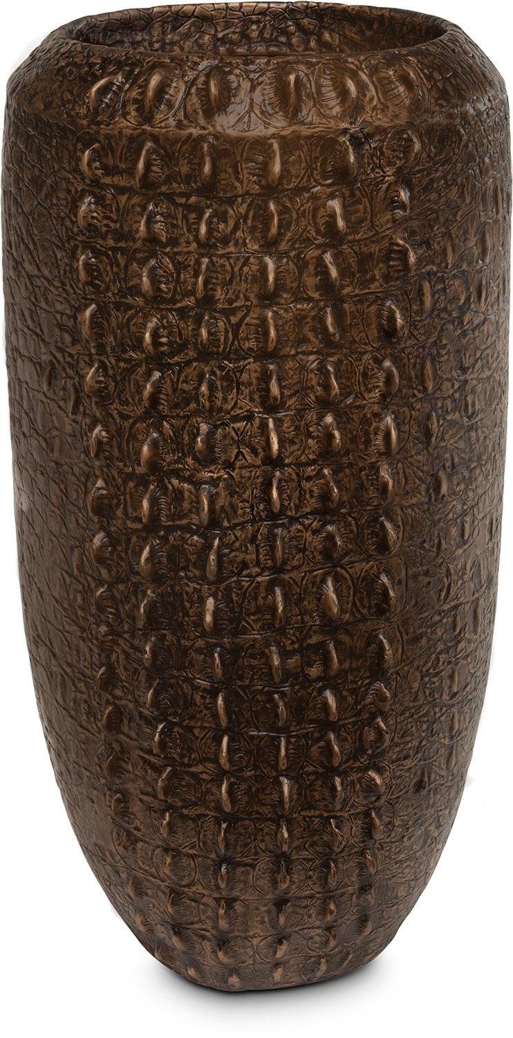 cm, Bodenvase, bronze cm, Croc ami Höhe100 50 fleur Ø Pflanzkübel