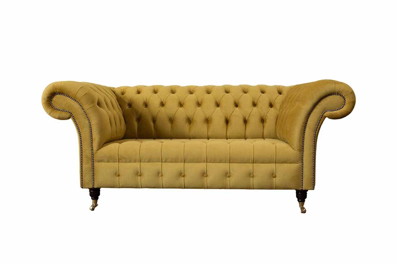 Design Klassisch JVmoebel Chesterfield Wohnzimmer 2 Sitzer Chesterfield-Sofa, Sofa Sofas