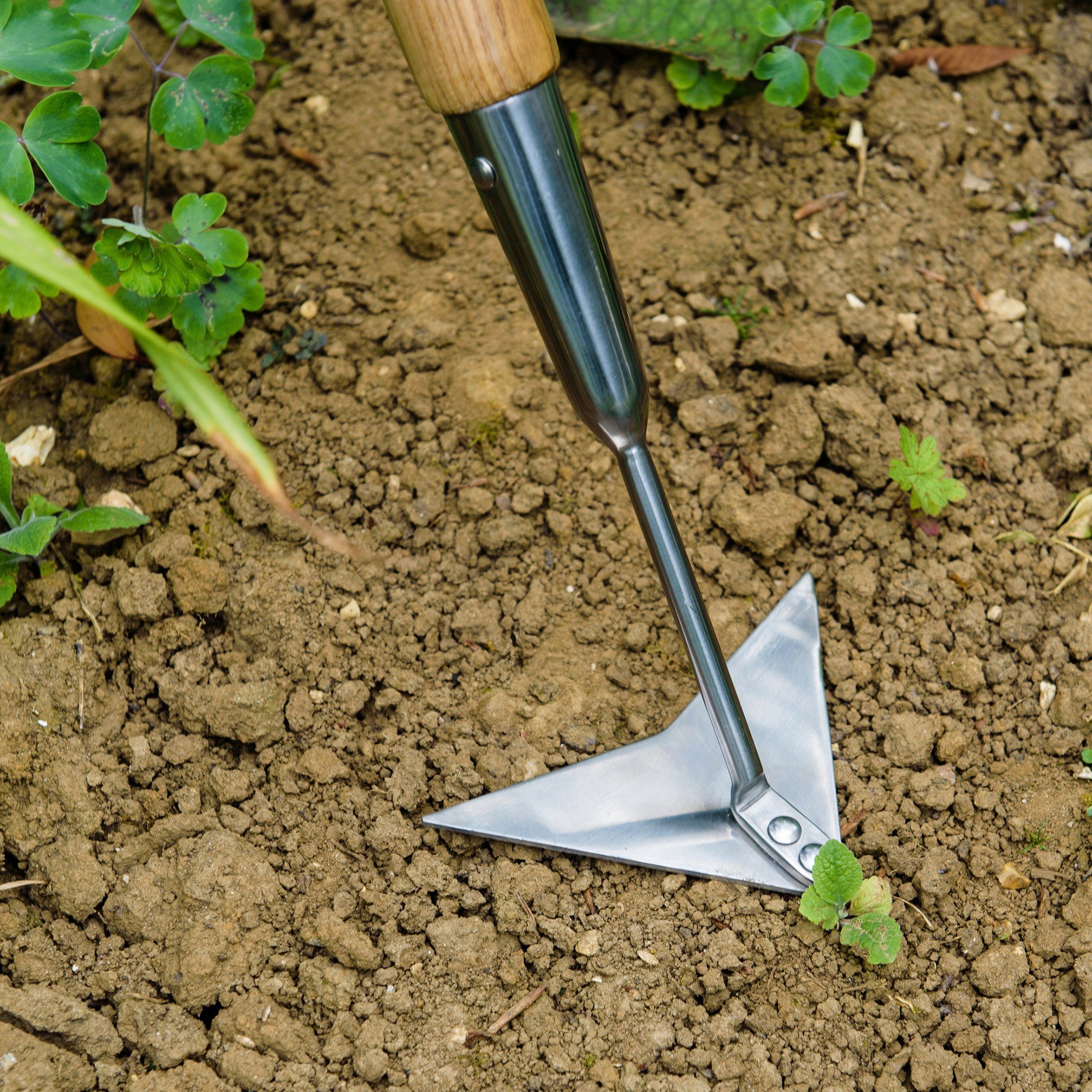 Kent & Stowe Unkrauthacke Langstiel Ziehhacke, 13 cm Arbeitsbreite