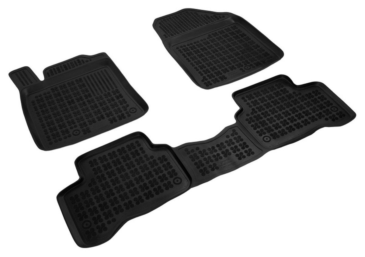 AZUGA Auto-Fußmatten Hohe Gummi-Fußmatten passend für Hyundai Ioniq ab 2016 3-tlg., für Hyundai Ioniq 5-türer