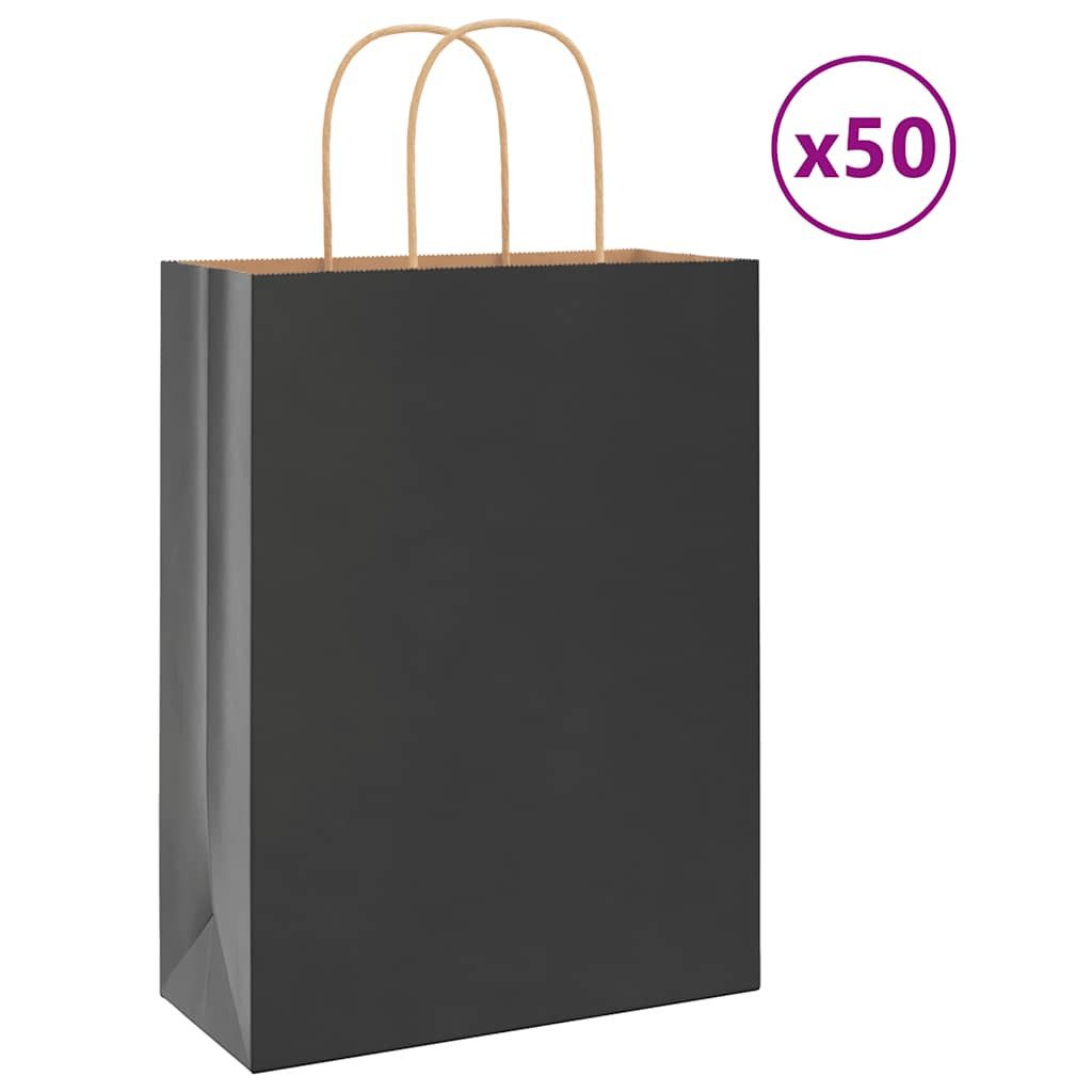vidaXL Tragetasche, Papiertragetaschen 50 Stk. mit günstig online kaufen