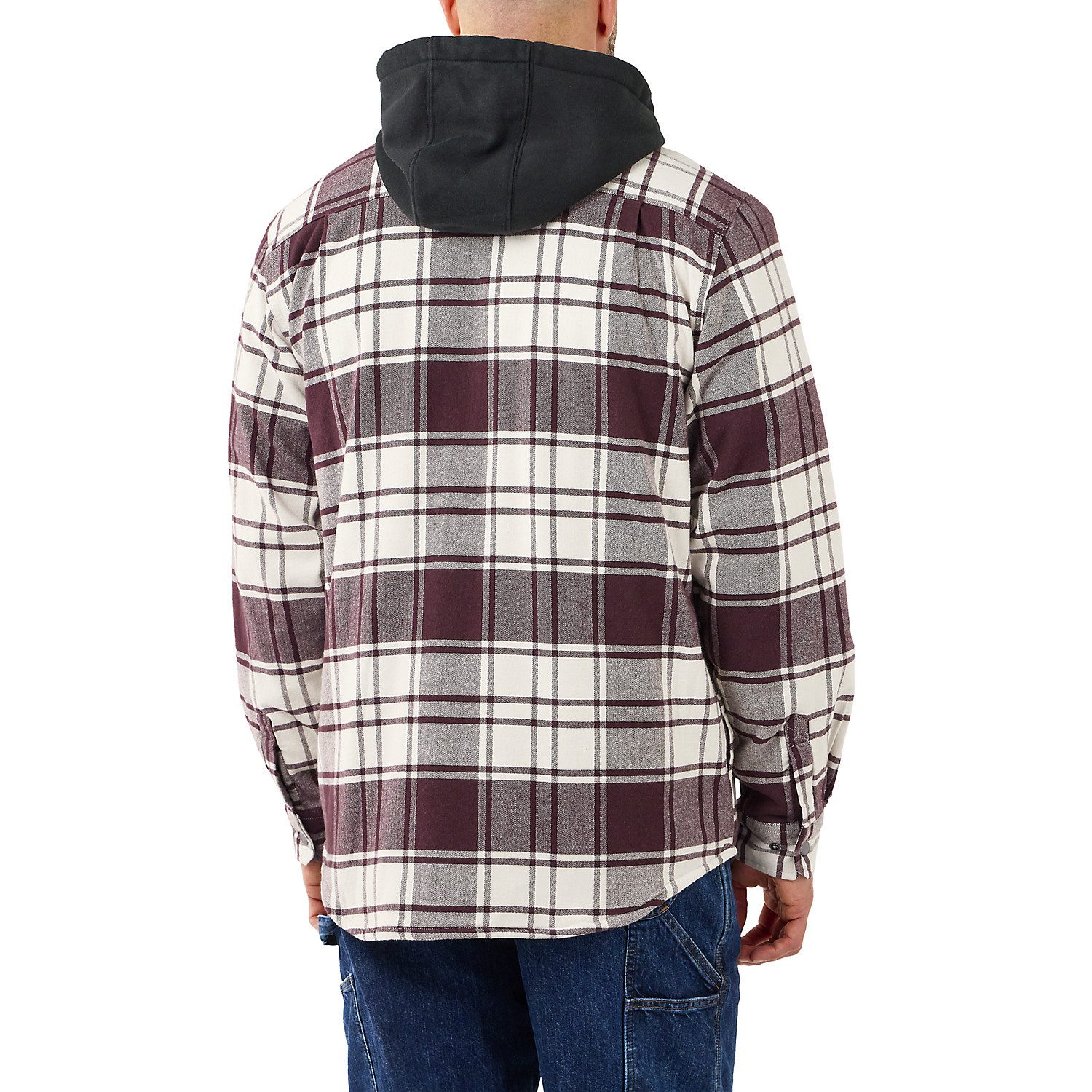 Carhartt Flanellhemd Fleece Lined Hooded mit Kapuze