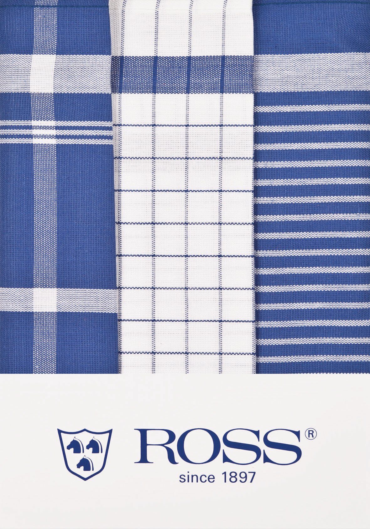 ROSS Geschirrtuch Ross Geschirrtücher 3er Pack günstig online kaufen