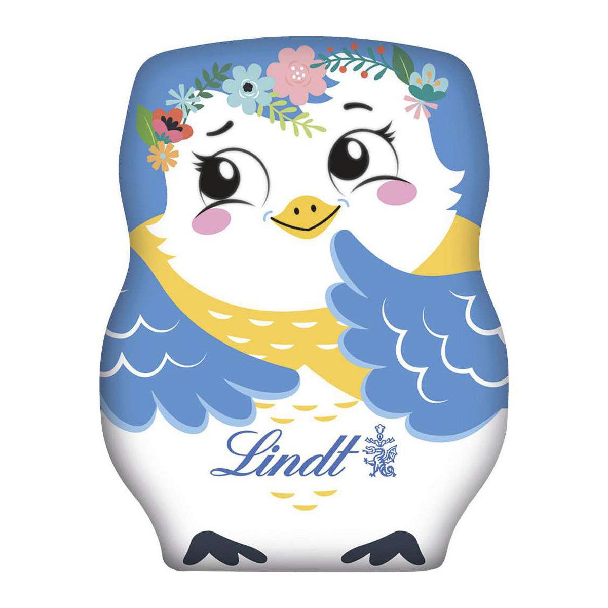 LINDT Schokolade, Lindt Schoko Figur Blaumeise oder Igel Vollmilch Hohlfigur 40g