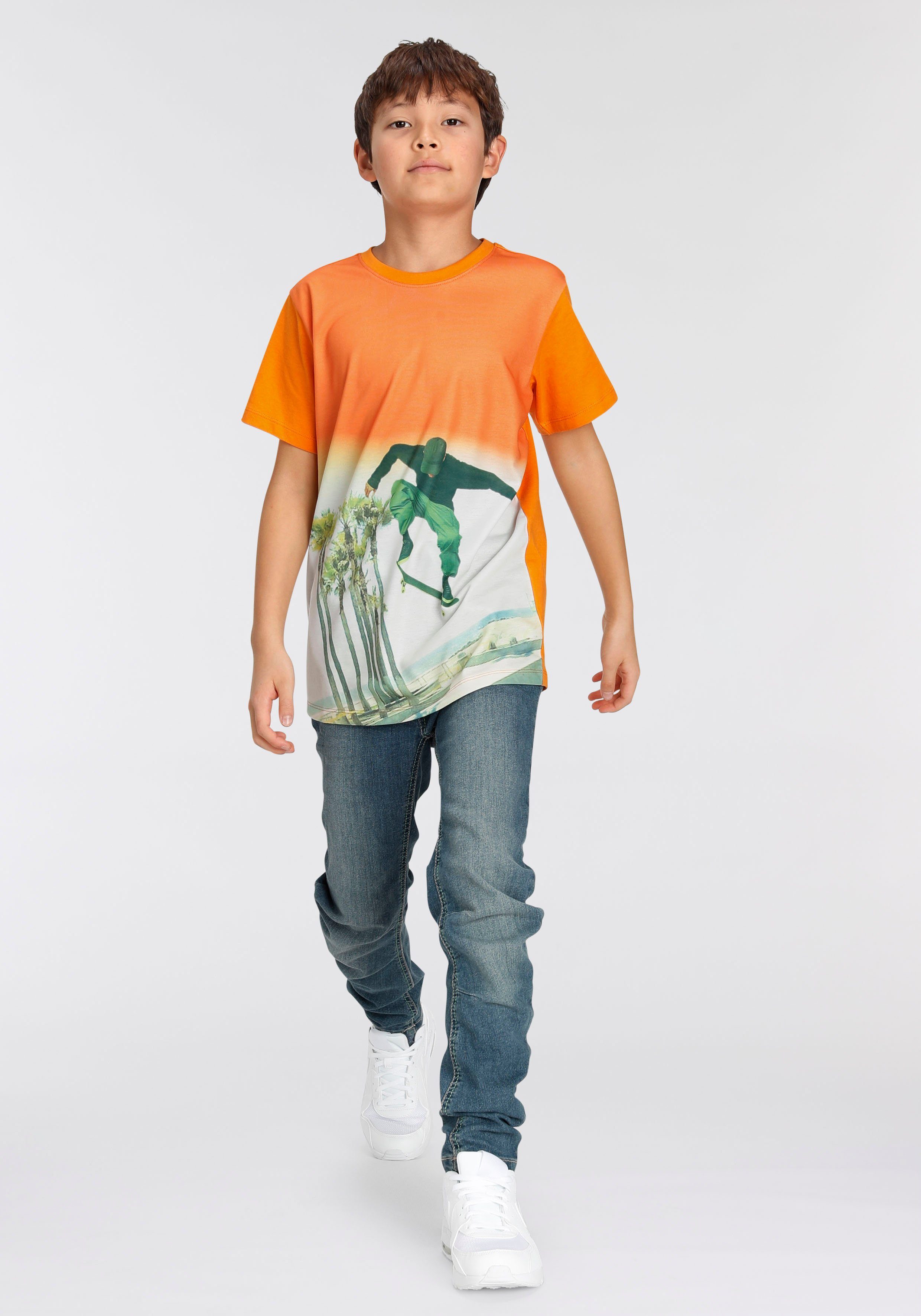 KIDSWORLD SKATER T-Shirt Fotodruck