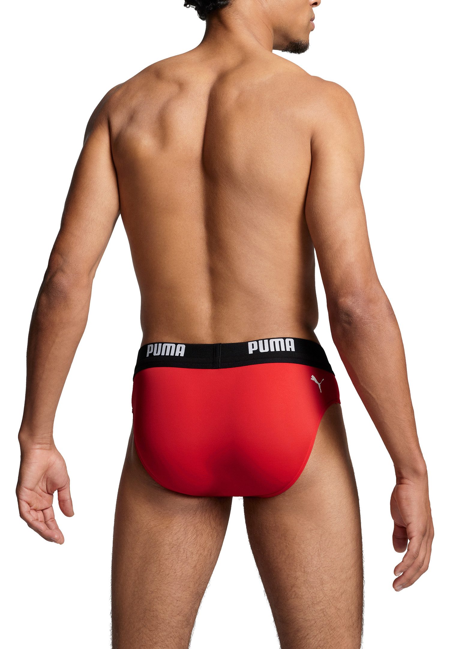 PUMA Badehose PUMA SWIM MEN LOGO SWIM BRIEF (1-St., 1er-Pack)