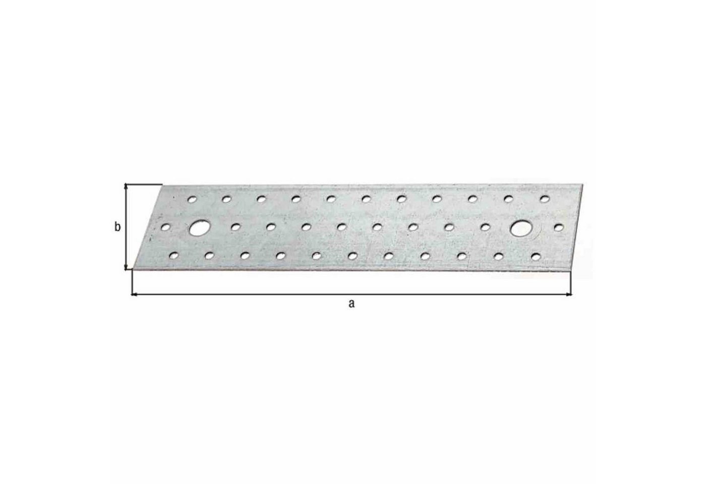 Thumbnail - Alberts Kloben Lochplatten 60 x 240 x 2,0 mm verzinkt