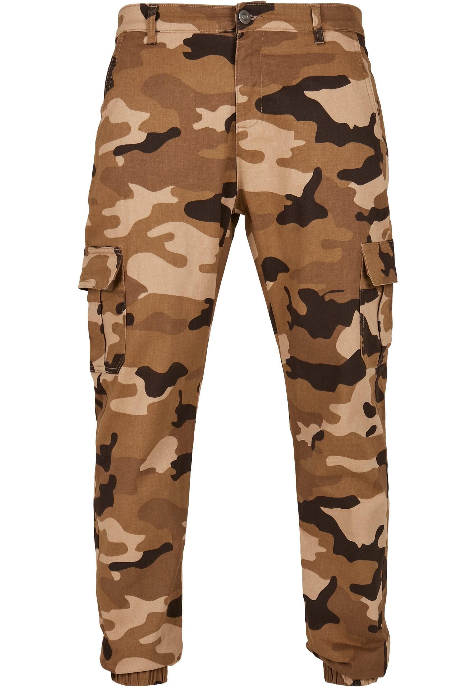 URBAN CLASSICS Cargohose Urban Classics Herren Camo Cargo Jogging Pants 2.0 (1-tlg)