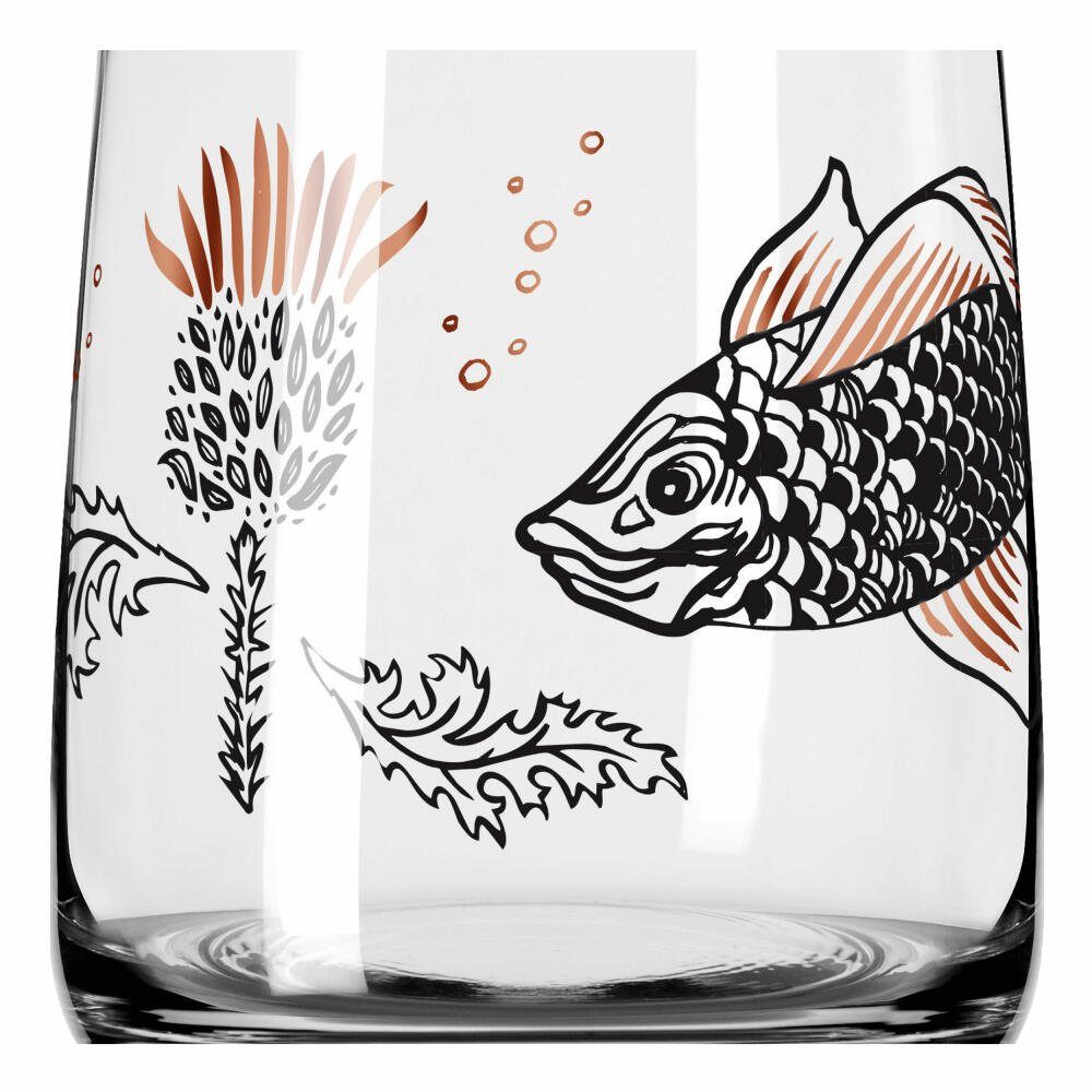 RITZENHOFF Tumbler-Glas 400 Ml – Design „Deep Spirits Nr. 4 Iglu“, Mit Relief, Made In Germany