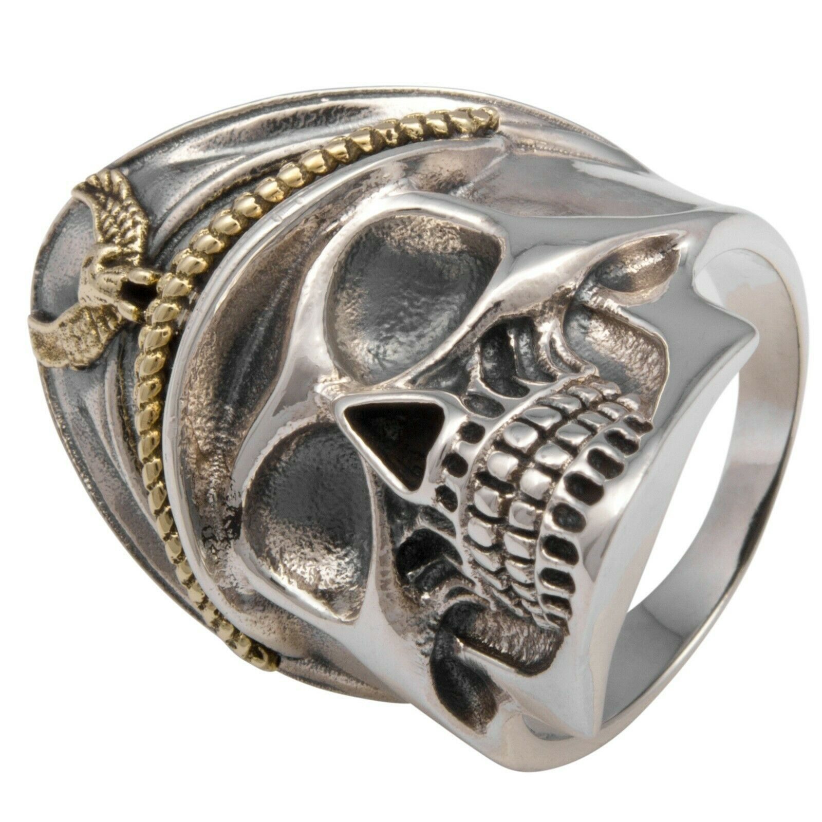 Tony Fein Silberring Totenkopfring 925er Silber günstig online kaufen