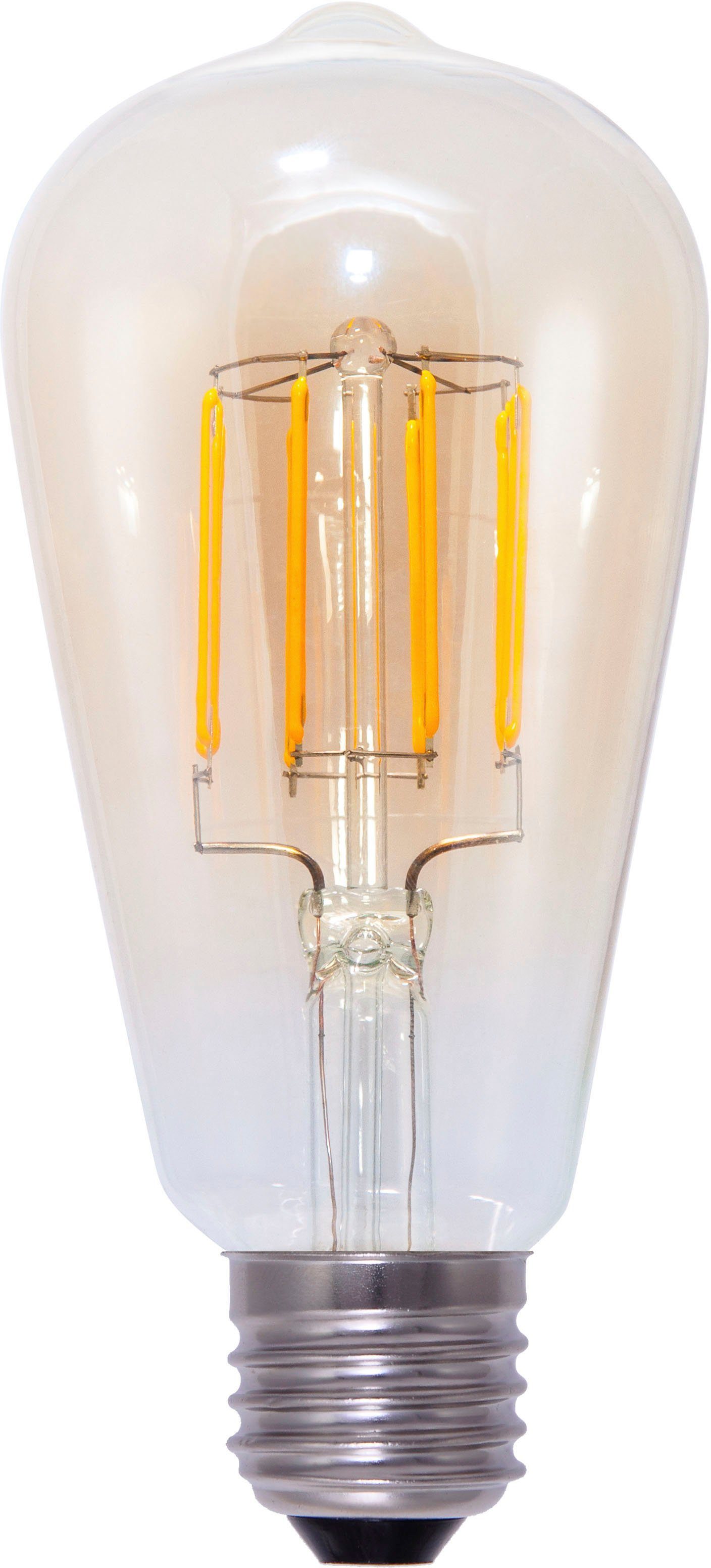 SEGULA LED-Leuchtmittel LED Rustika gold, E27, 1 St., Extra-Warmweiß, LED Rustika gold, E27, 5W, CRI 90, dimmbar