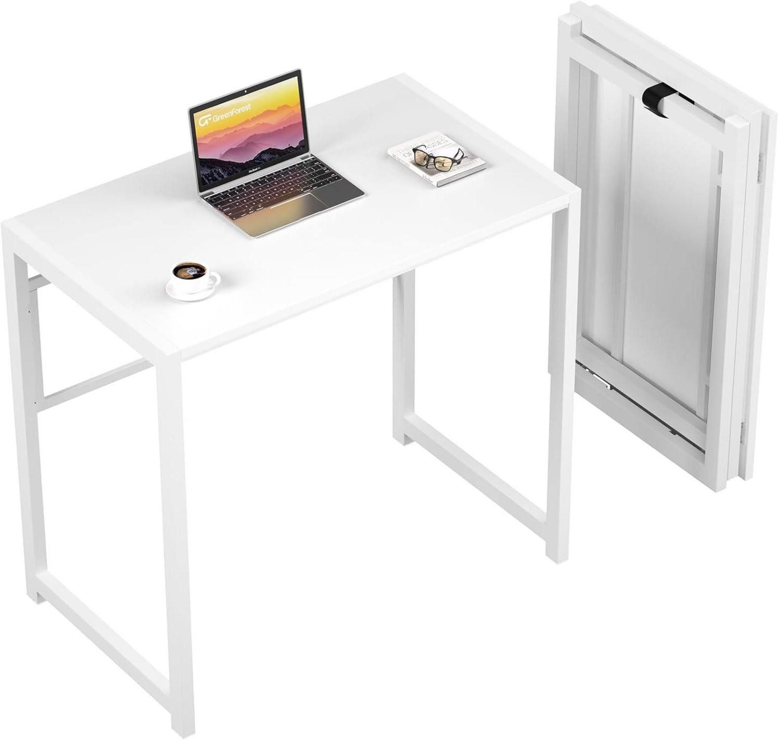 LuxusKollektion Klapptisch Kleiner Schreibtisch Klappbar 100x48cm günstig online kaufen