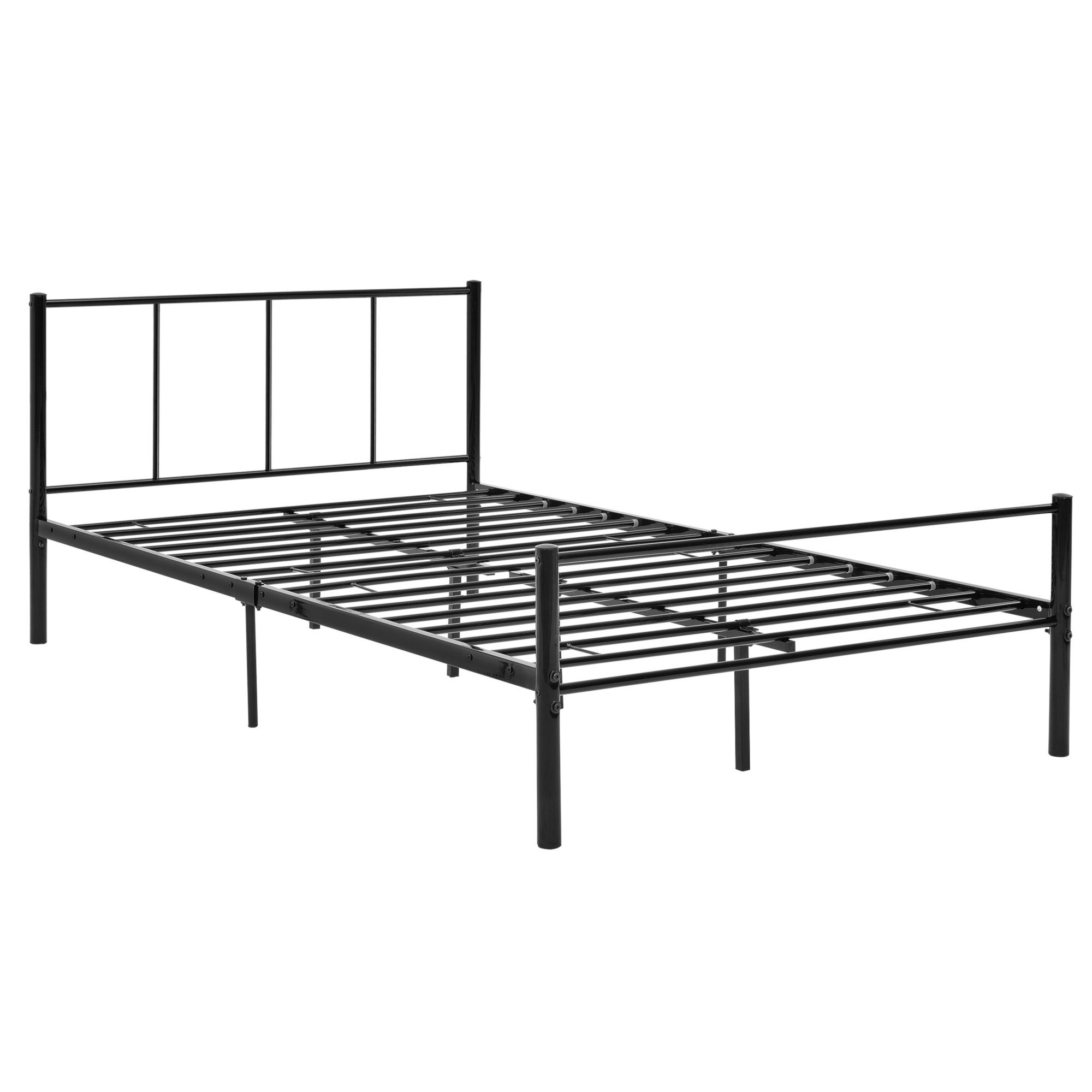 en.casa Metallbett, »Laos« 120x200 cm Schwarz günstig online kaufen
