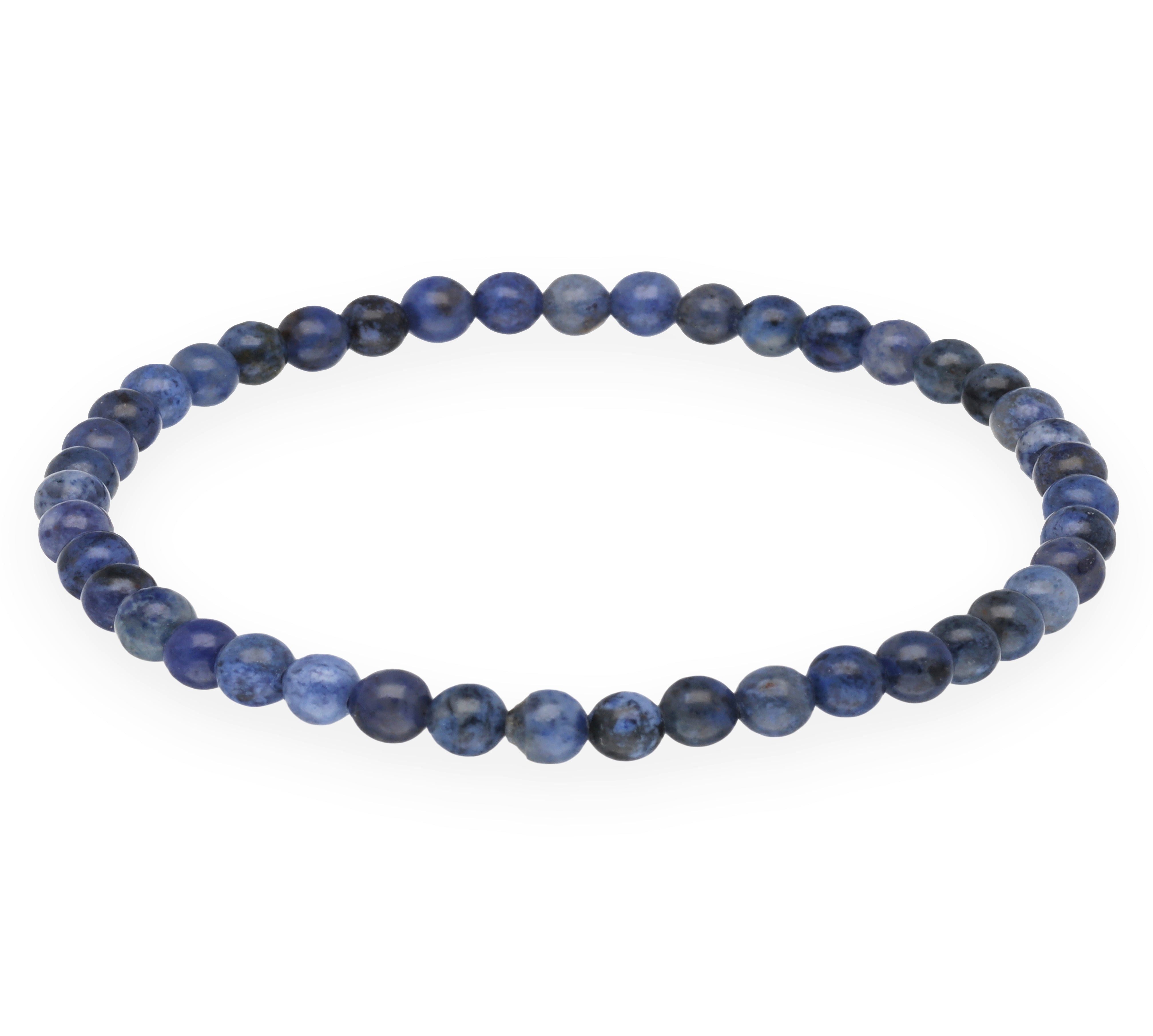 Lebensquelle Plus Armband Dumortierit Mini-Kugelarmband, 4 mm
