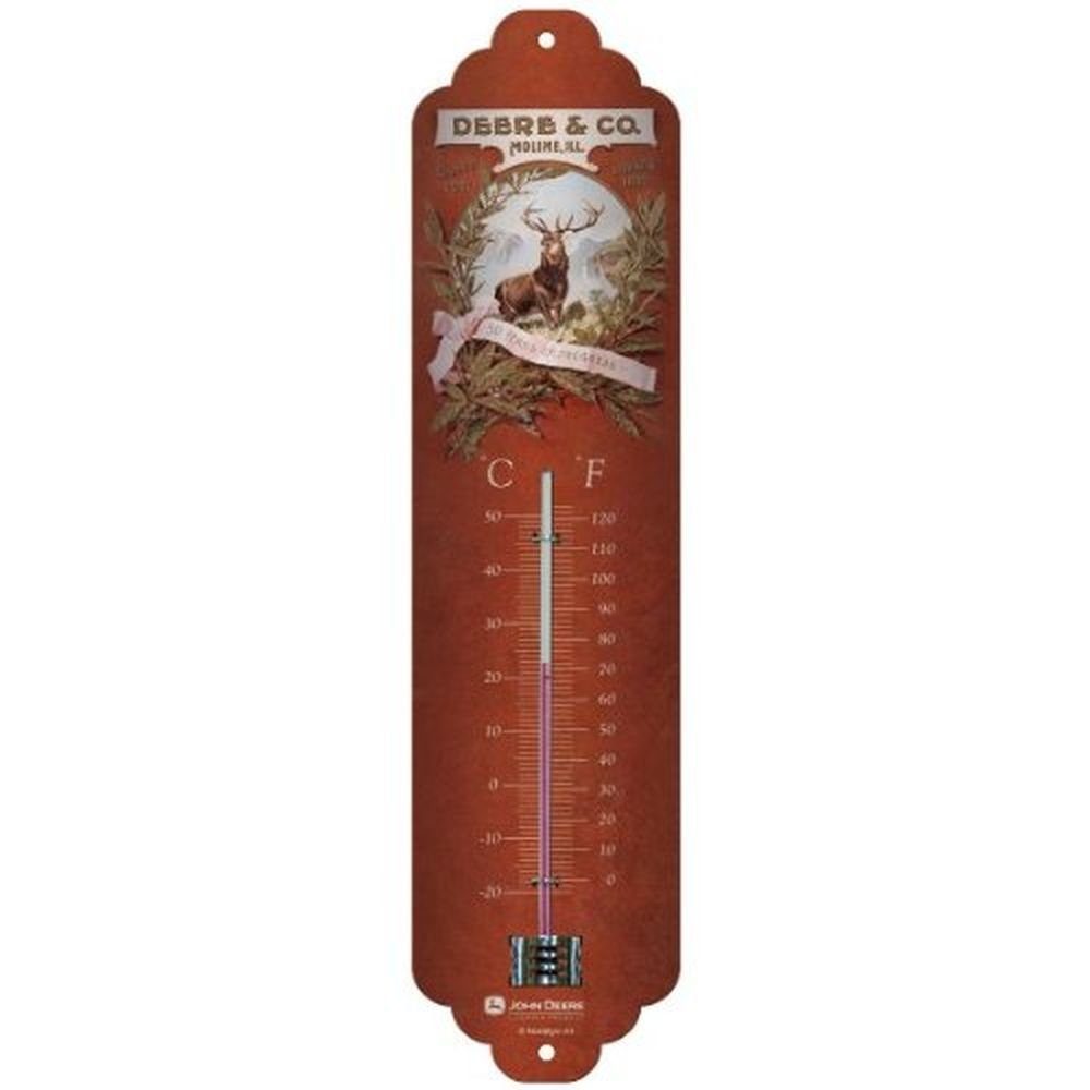 Raumthermometer Metall-Thermometer Analog - John Deere & Co.