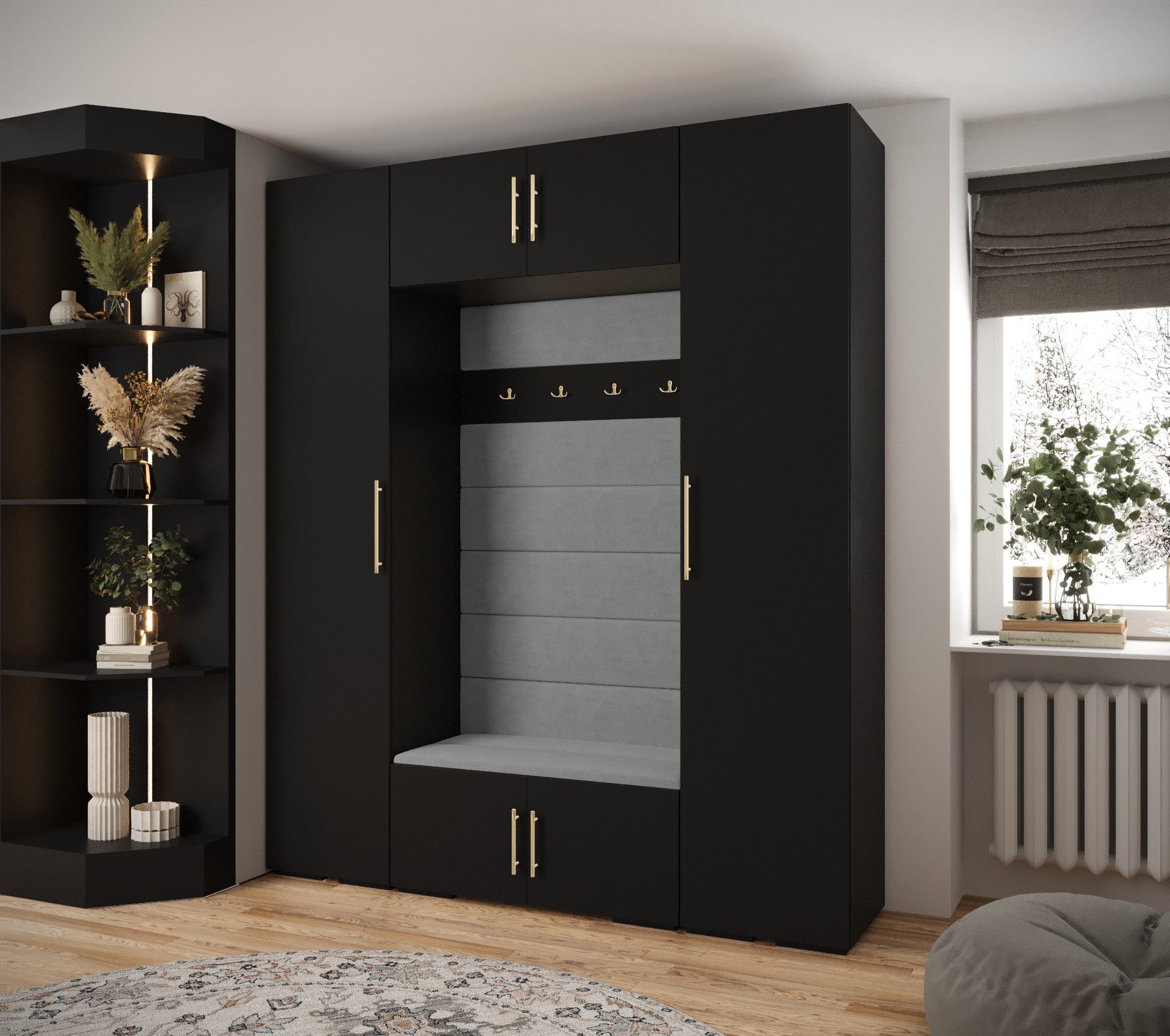 ABIKS MÖBEL Kompaktgarderobe INOVA 3 SATZ günstig online kaufen