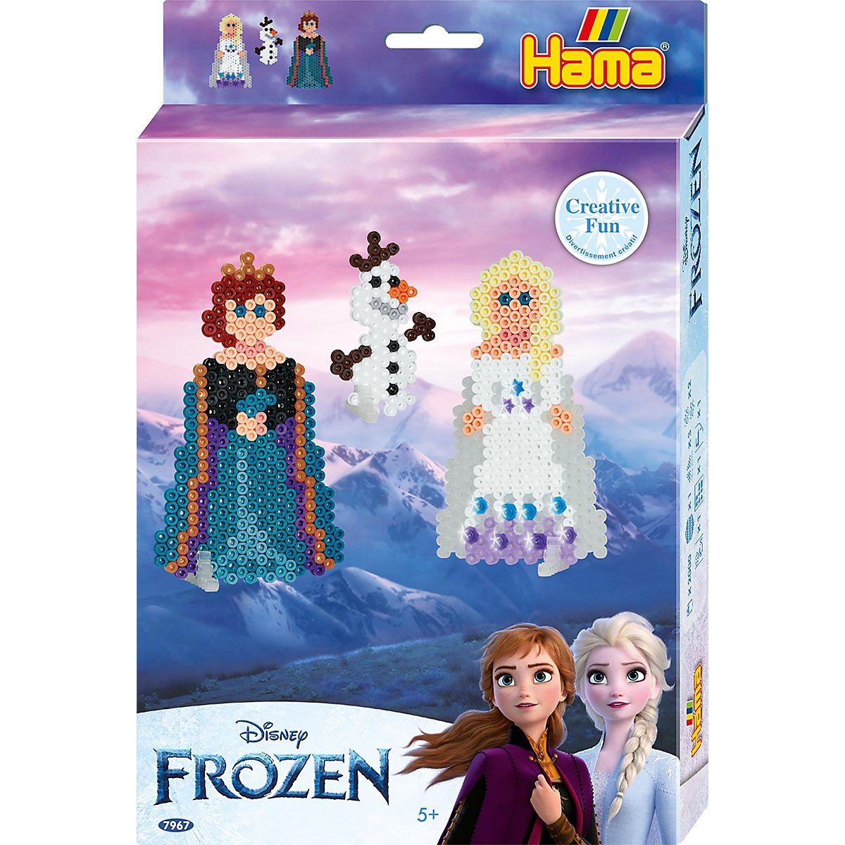 Hama Perlen Bügelperlen HAMA 7967 Geschenkpackung Frozen mit 2.000