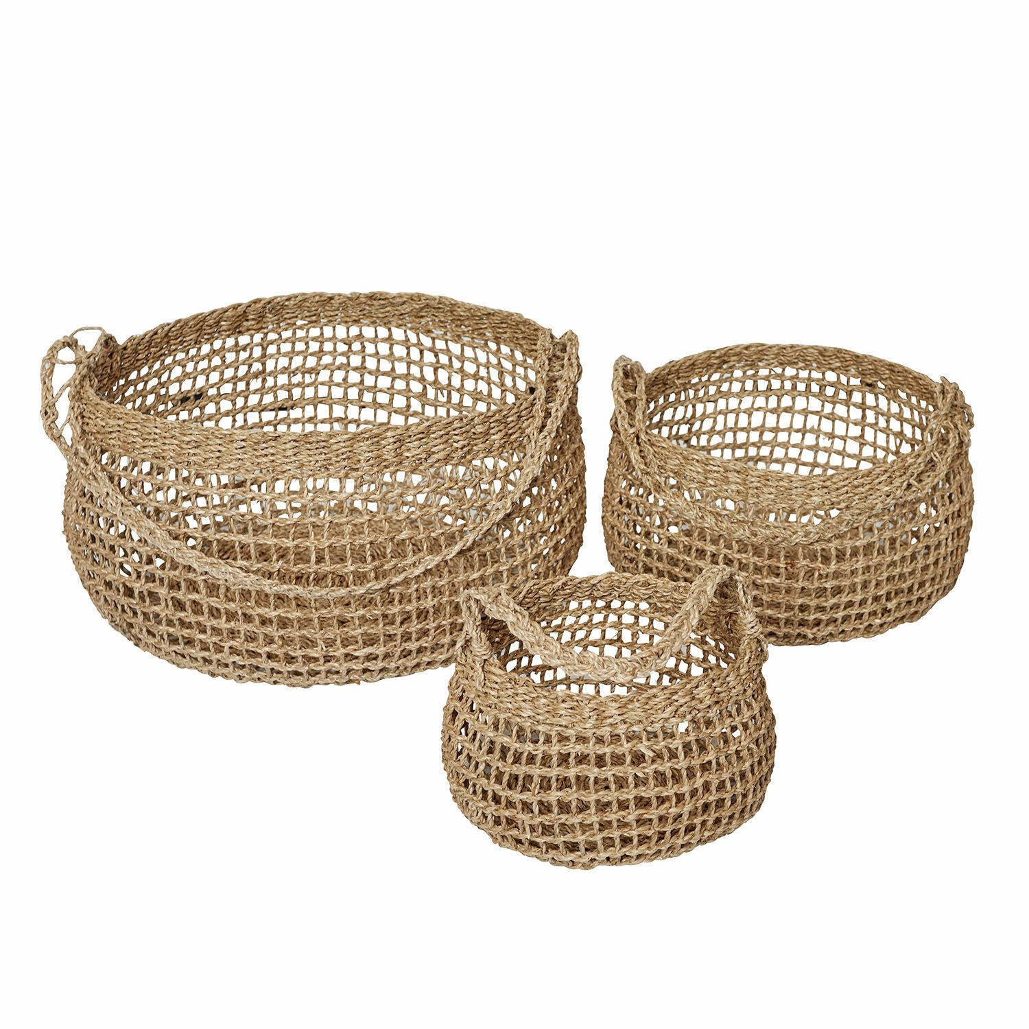 Dekokorb Korb 3er Set Ventourelle braun