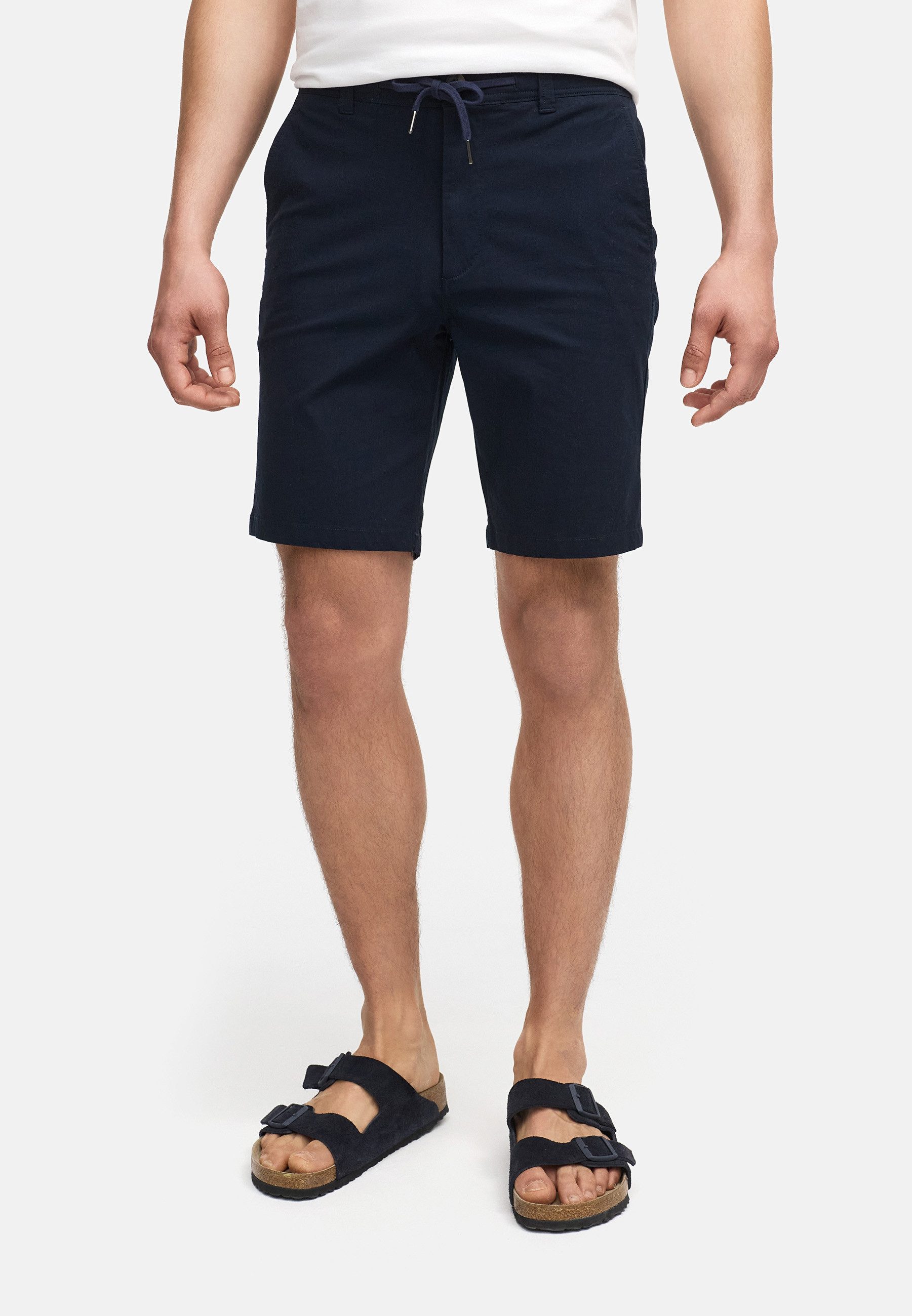 Kronstadt Chinoshorts Herren KSWarren Chino Shorts Herrenshorts mit elastischem Bund, Tunnelzug und klassischen Chino-Details