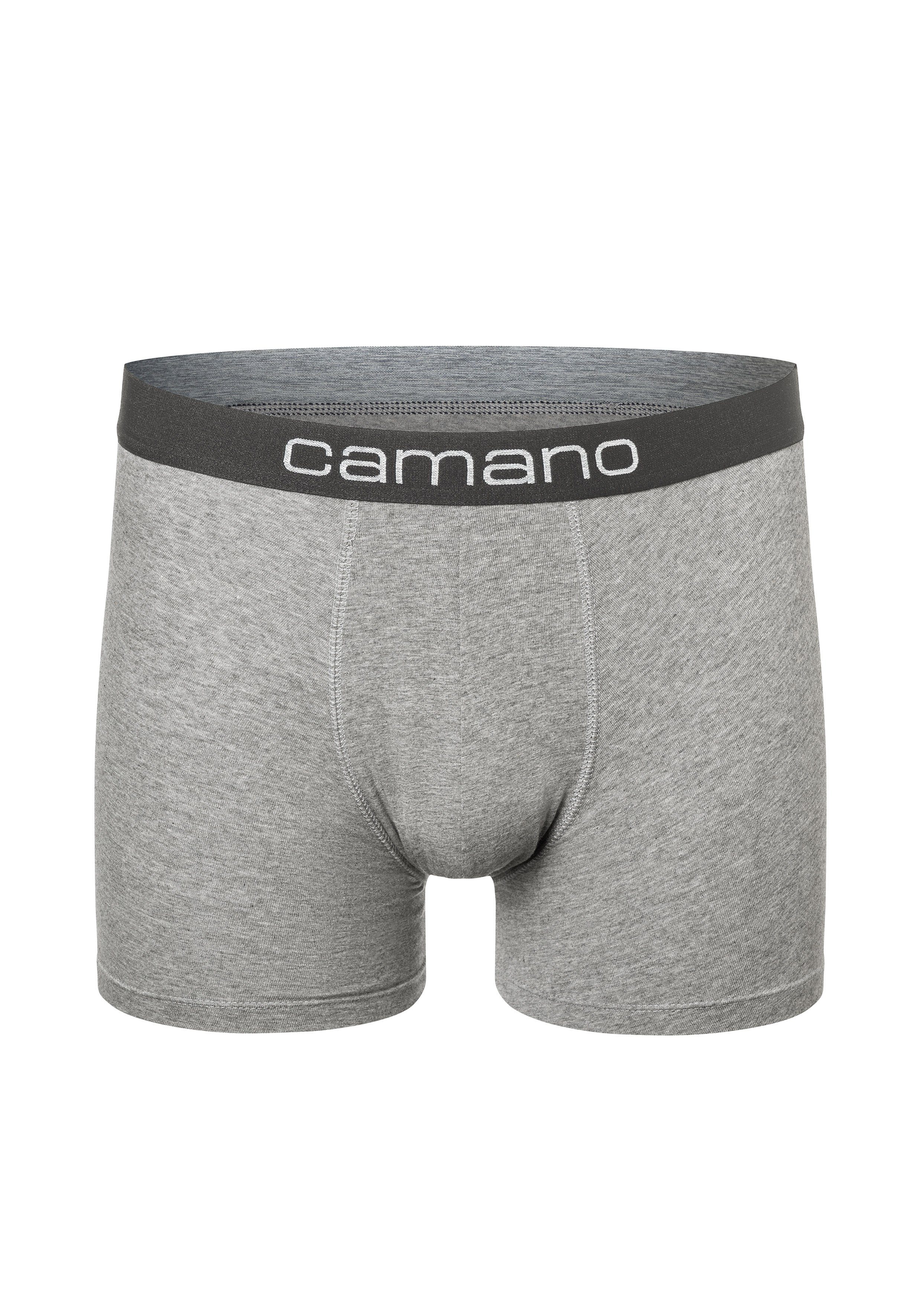 mit Boxershorts (2-St) Baumwolle 2er (BCI) Camano hellgrau nachhaltigerer Comfort Pack