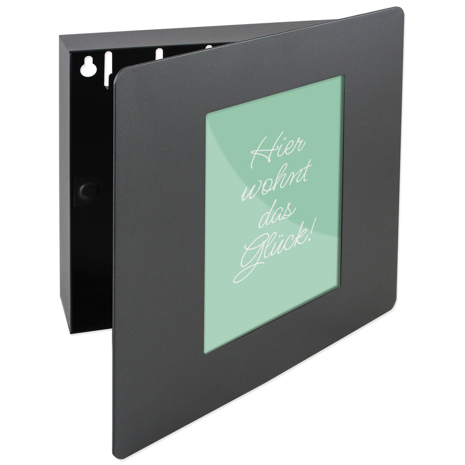 HMF Schlüsselkasten Schlüsselbox mit Fotorahmen für 11 x 15 cm Bild und 5 H günstig online kaufen