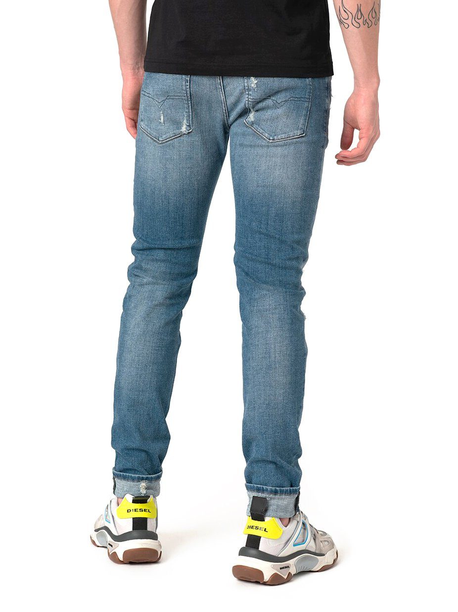 Diesel Skinny-fit-Jeans Low Waist Hose - Sleenker Stretch Destroyed 086AT